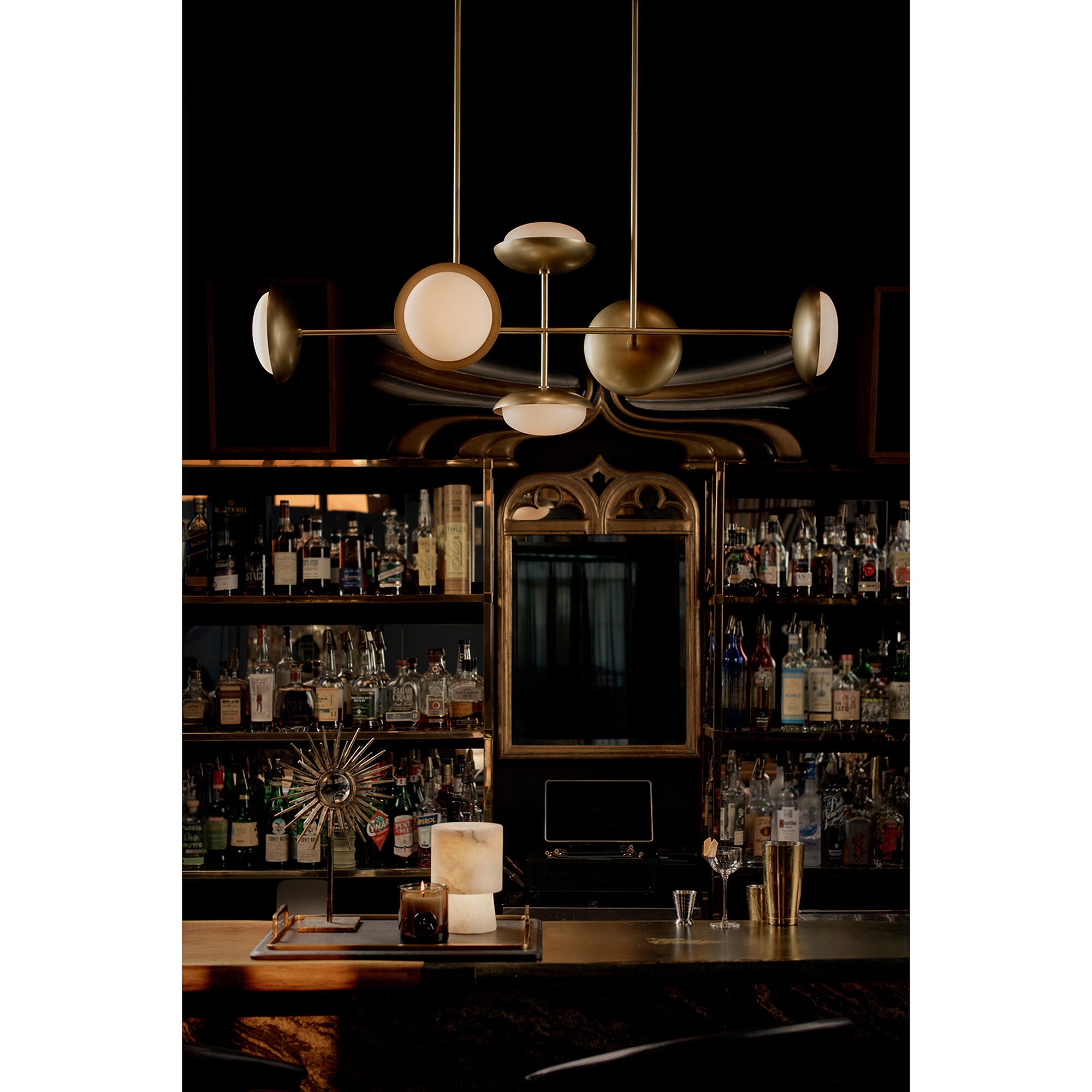 Bond Large Linear Chandelier,