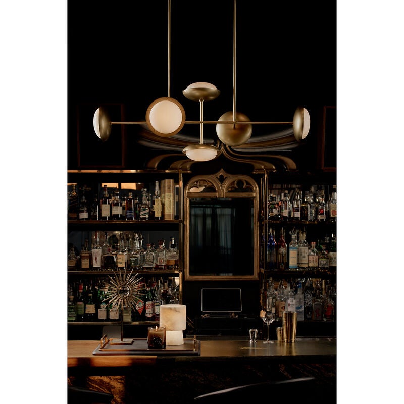 Bond Large Linear Chandelier by Regina Andrew