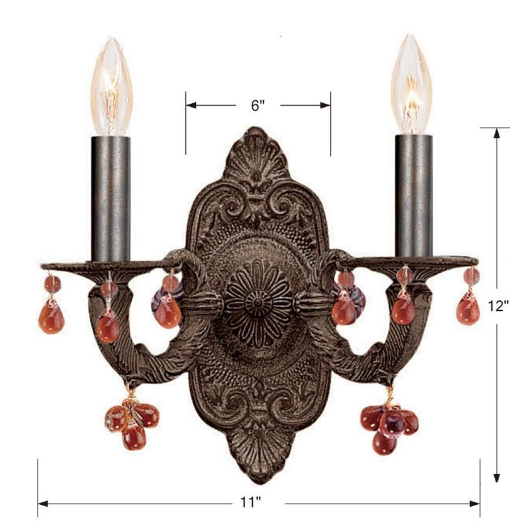 Paris Market 12 Inch Wall Sconce by Crystorama