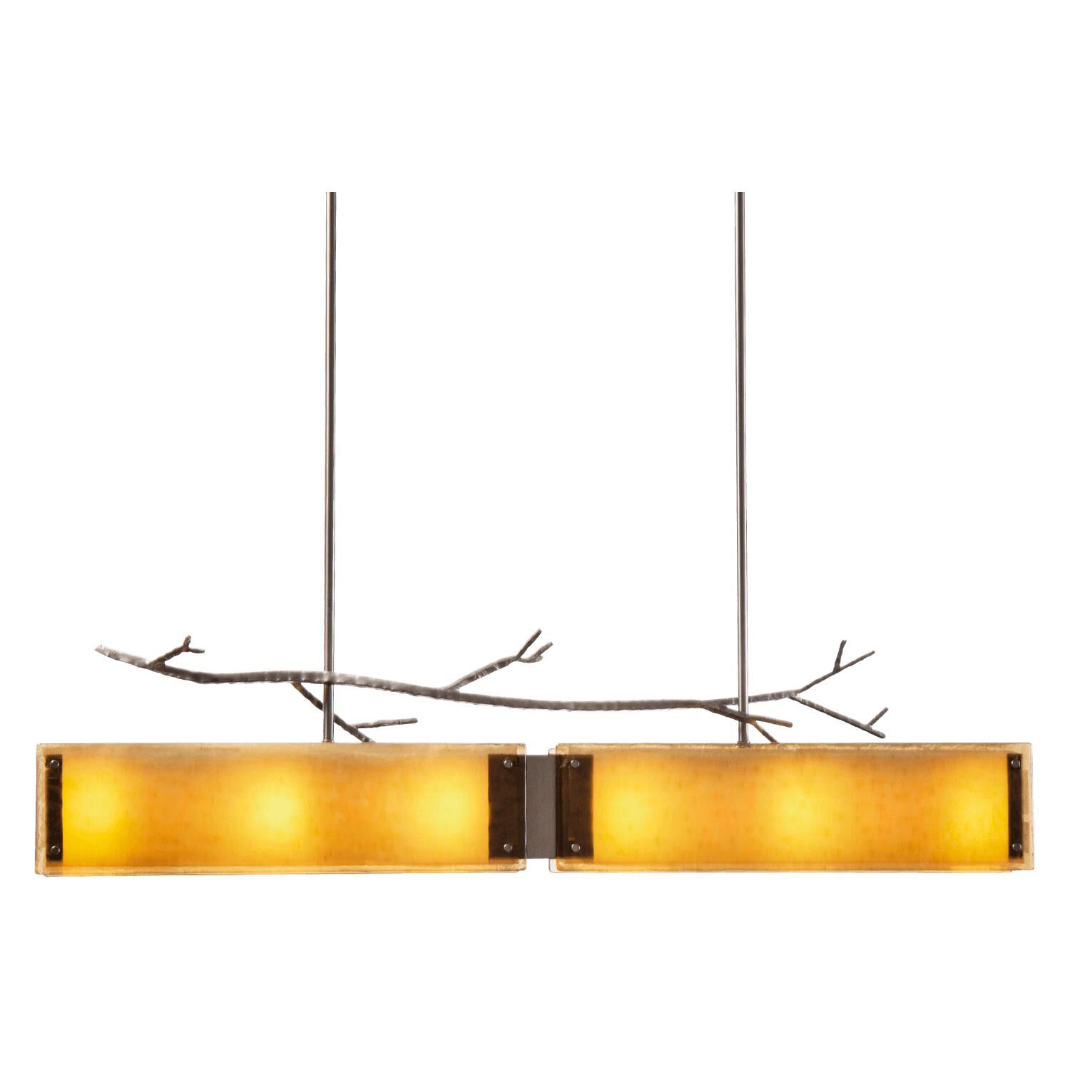 Ironwood 44 Inch 12 Light Linear Suspension Light by Hammerton Studio
