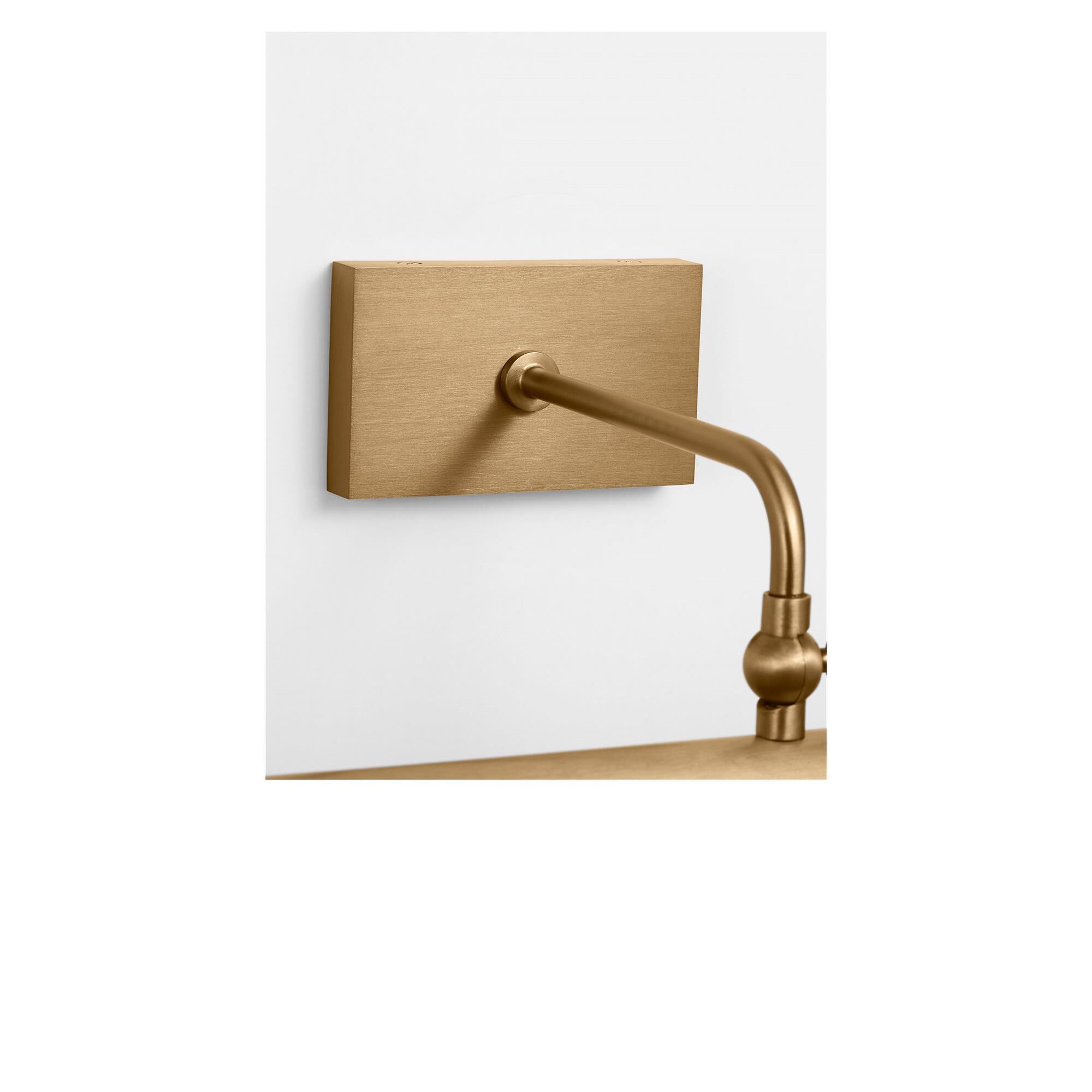 Shown in Satin Brass finish and White Acrylic Diffuser shade