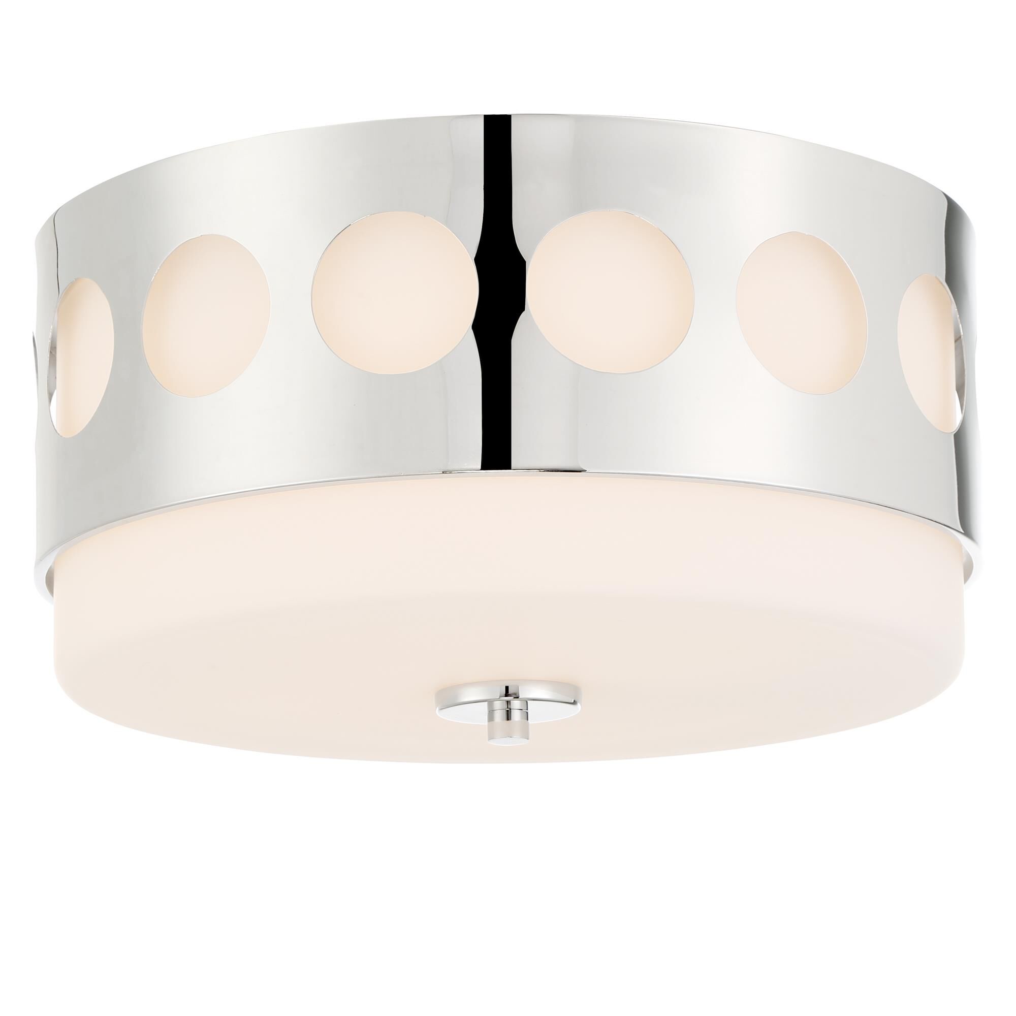Kirby 13 Inch 2 Light Semi Flush Mount by Crystorama