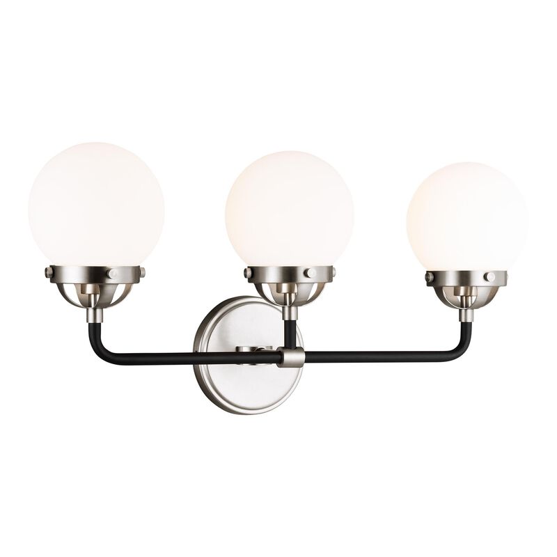 Cafe 22 Inch 3 Light Bath Vanity Light by Visual Comfort Studio