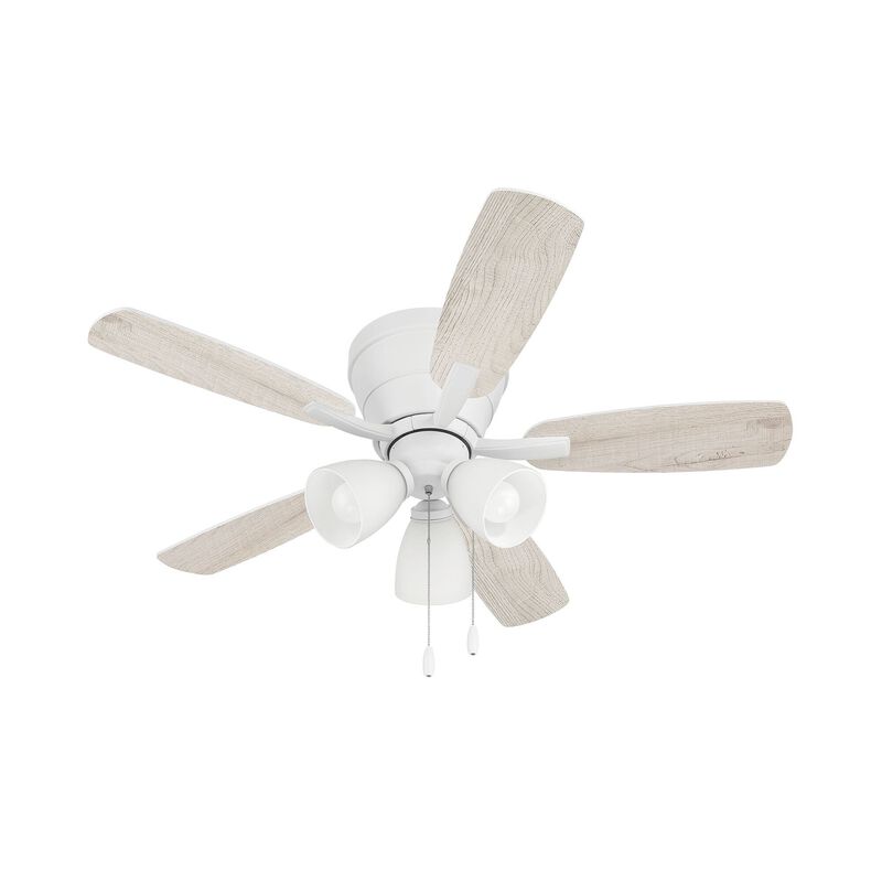 Wheeler 42 3-Light 42 Inch Flush Mount Fan with Light Kit by Craftmade