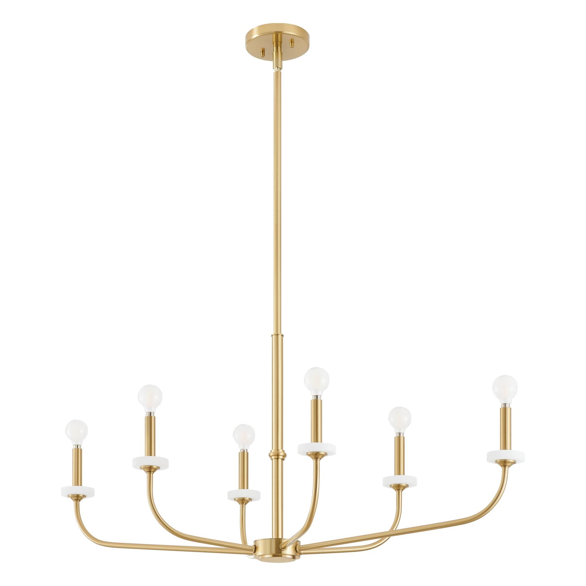 Shown in Brushed Gold finish