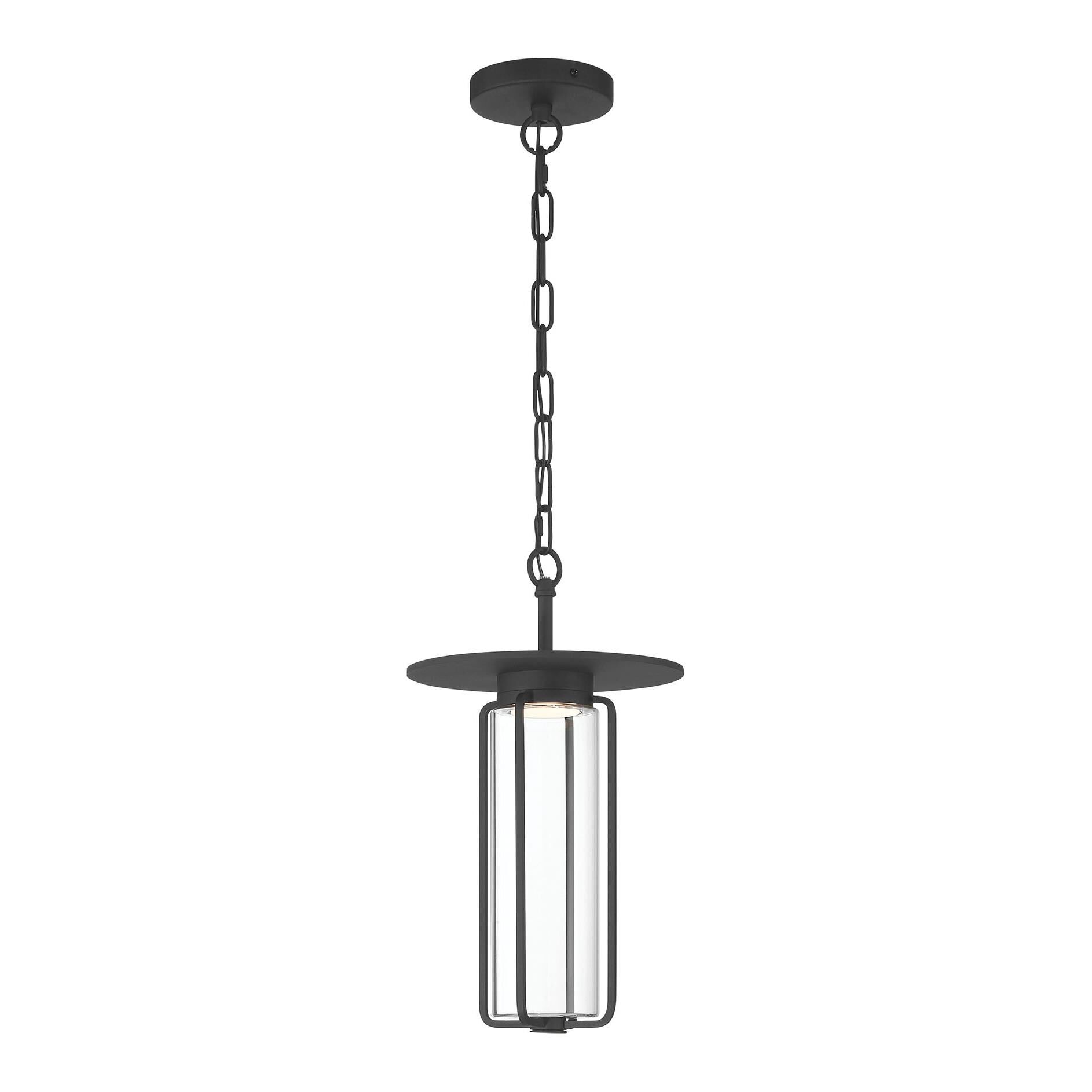 Shown in Sand Black finish and Clear glass