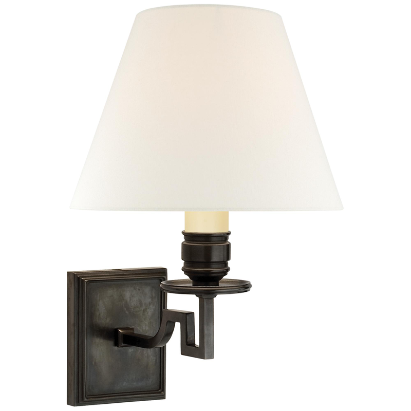 Visual Comfort Signature Collection Alexa Hampton Dean 12 Inch Wall Sconce