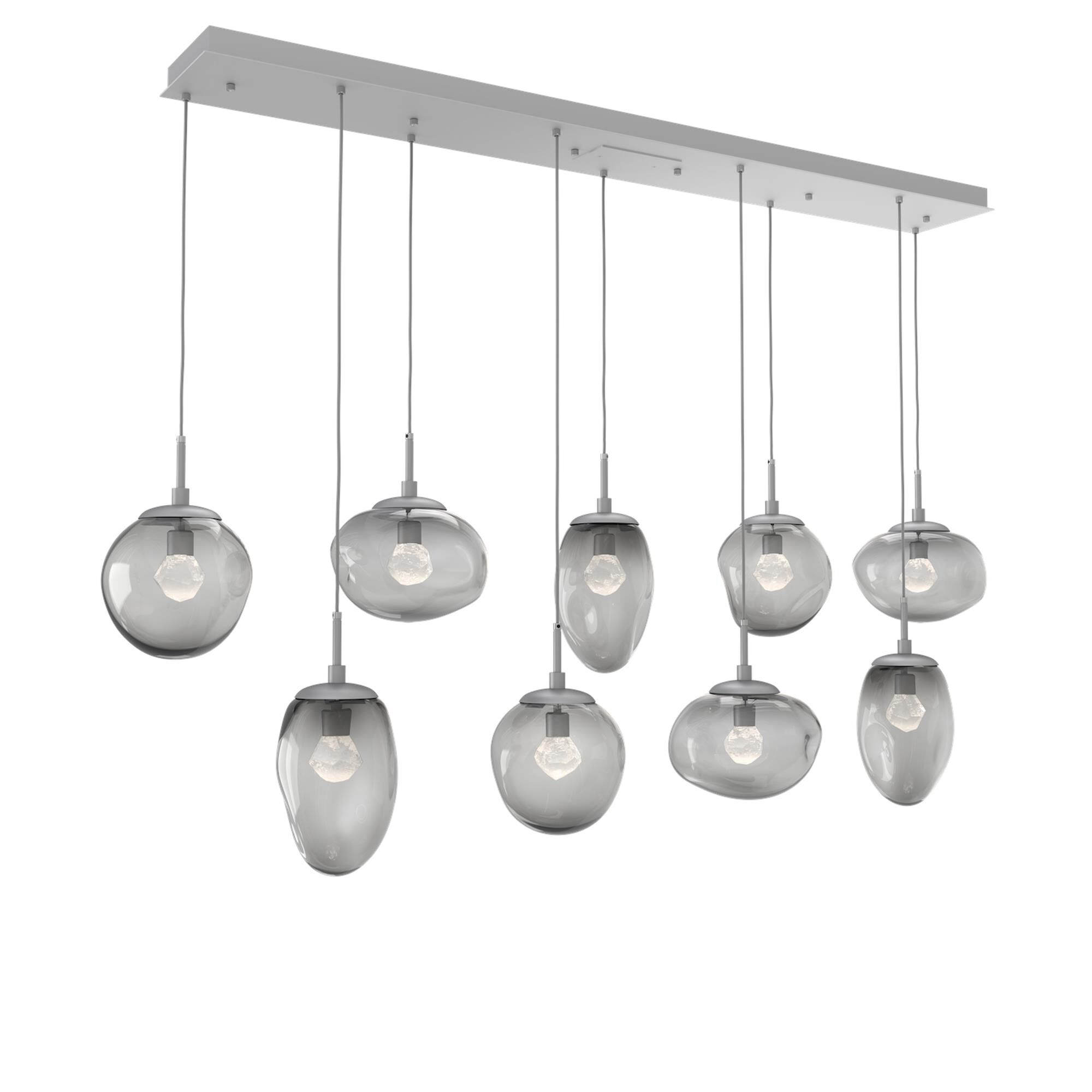 Shown in Classic Silver finish and Zircon Inner And Smoke Outer glass