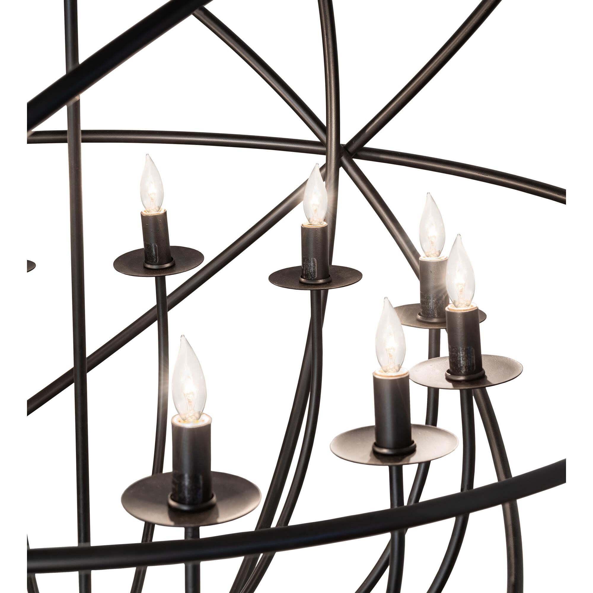 Atom Enerjisi 36 Inch 12 Light Chandelier by Meyda Lighting