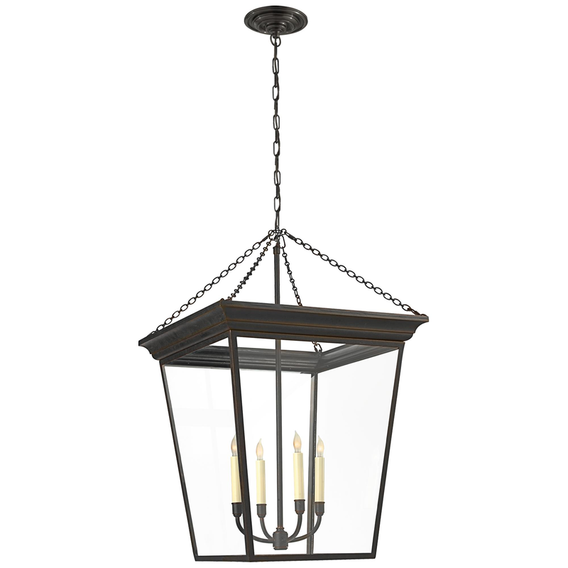 Chapman & Myers Cornice 20 Inch Cage Pendant by Visual Comfort Signature Collection