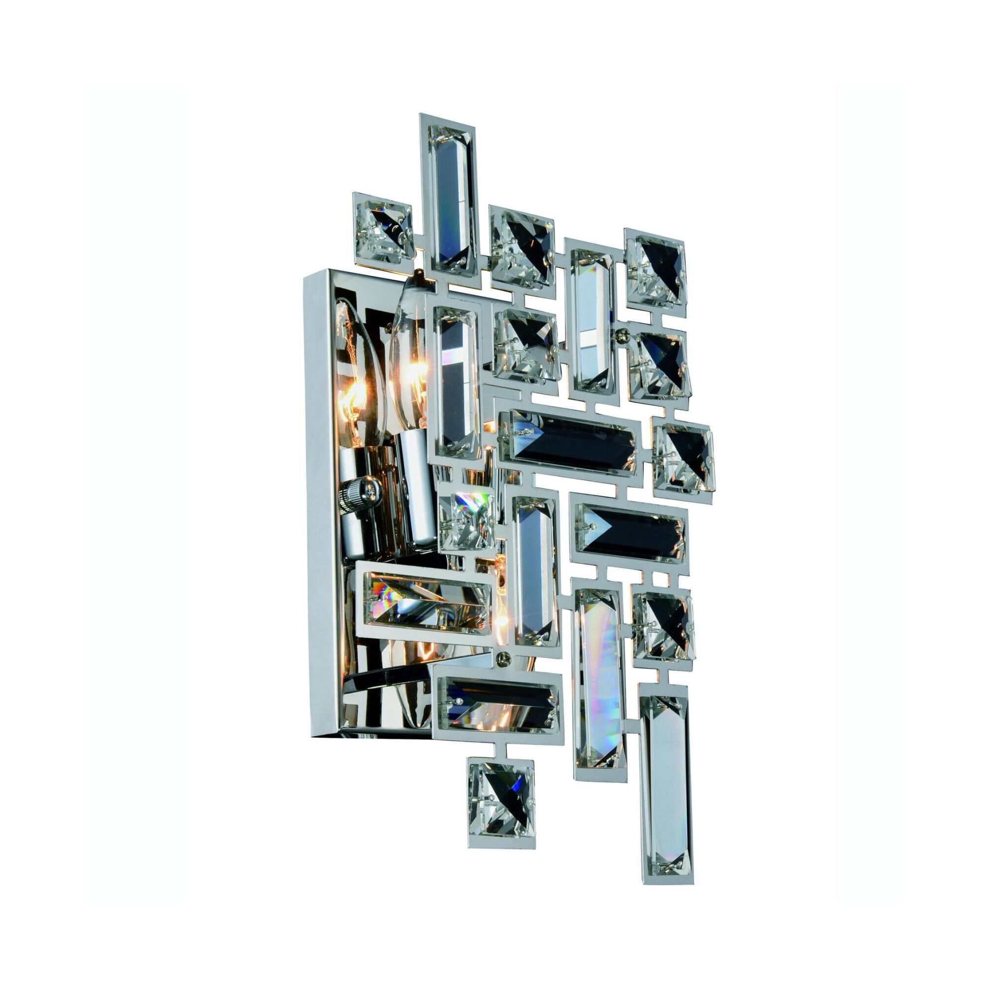 Shown in Chrome finish and Royal Cut crystal