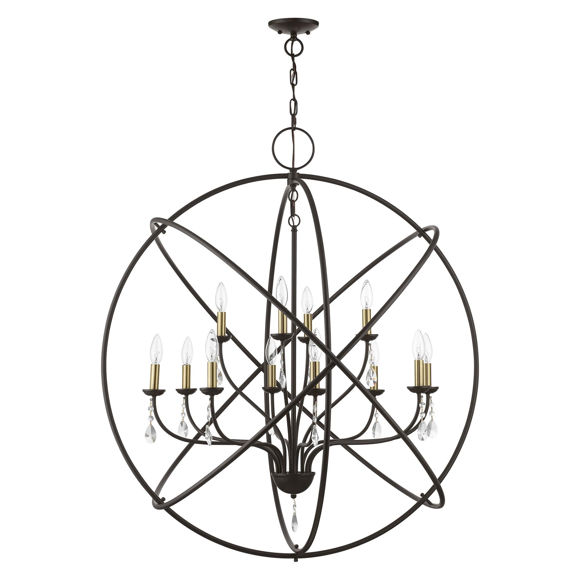 Aria 12 Inch Cage Pendant by Livex Lighting