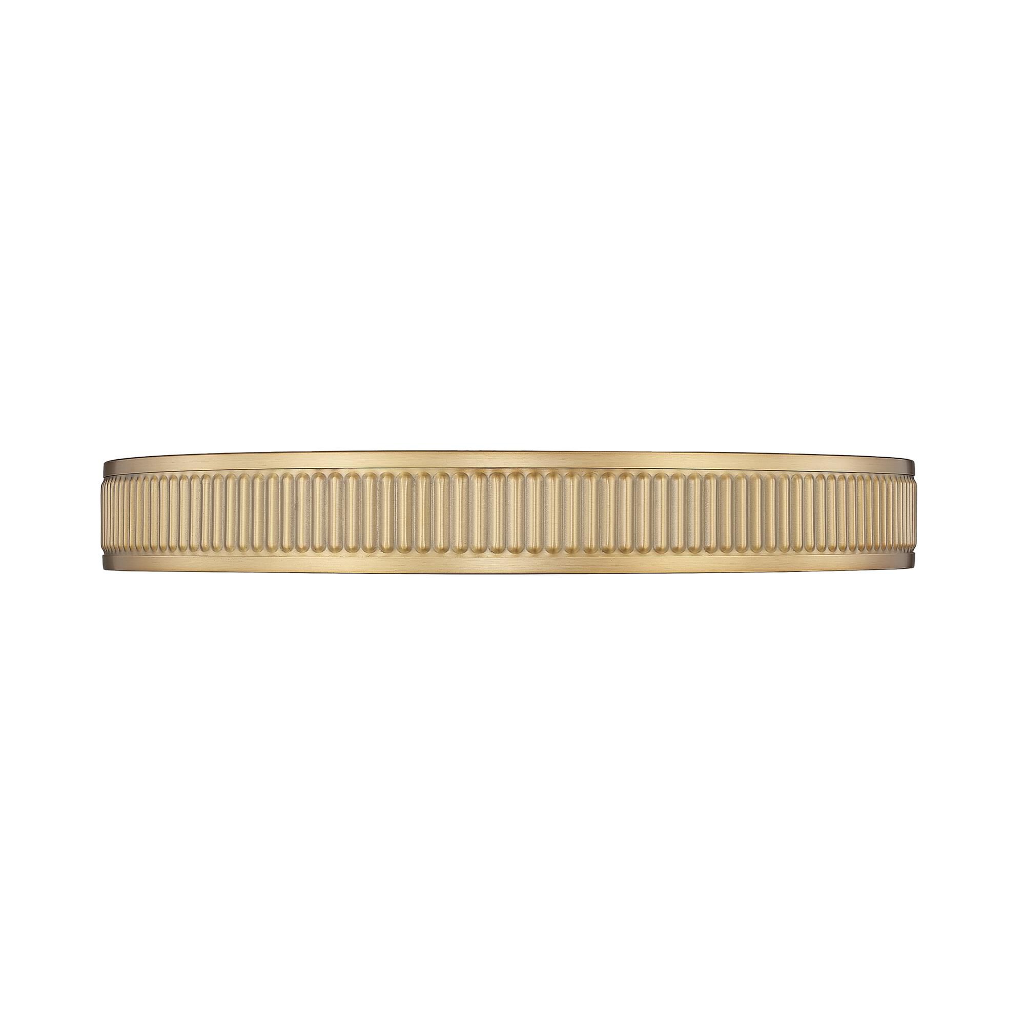 Shown in Modern Gold finish and Frosted glass and Frosted shade
