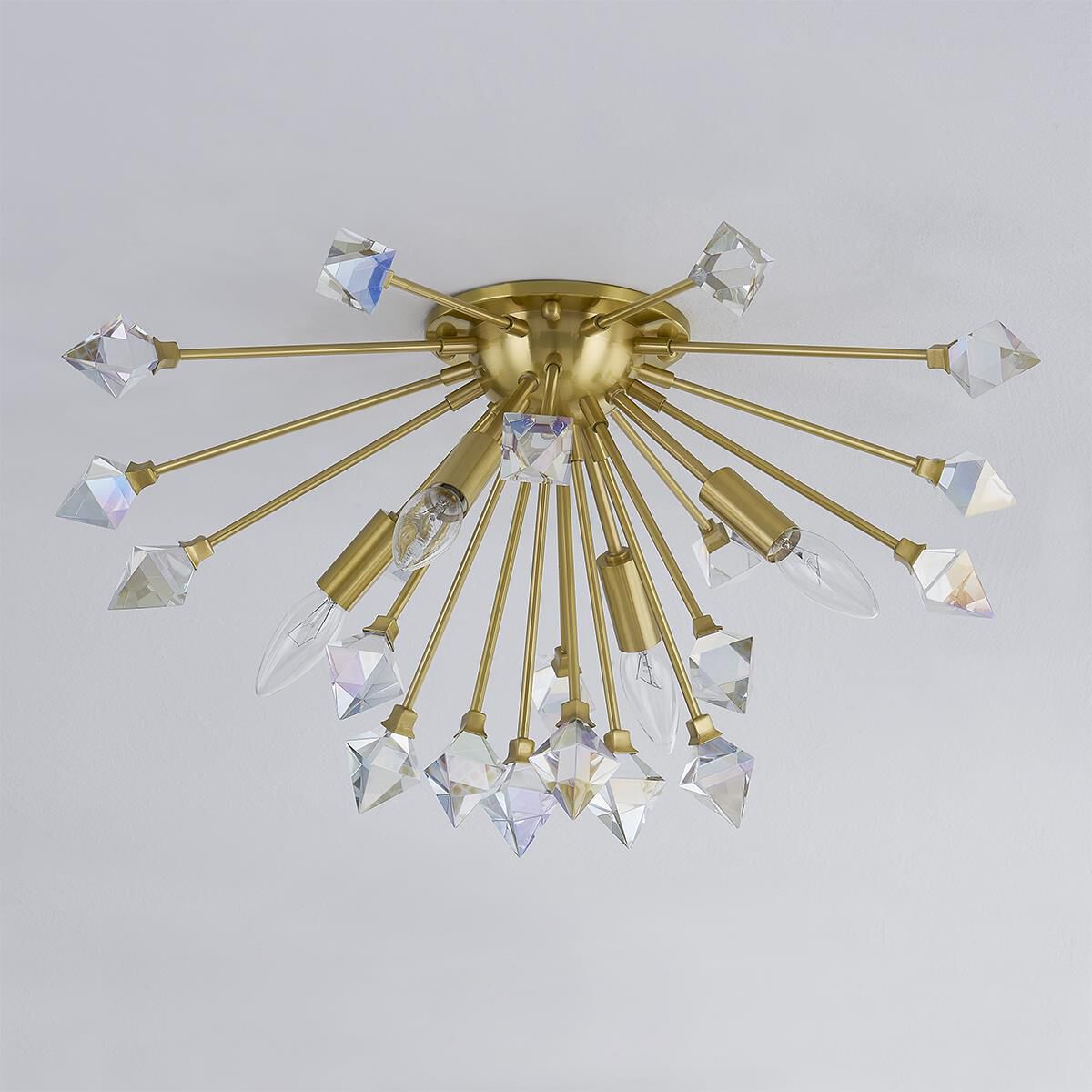 Genesis 22.5 Inch Flush Mount by Mitzi