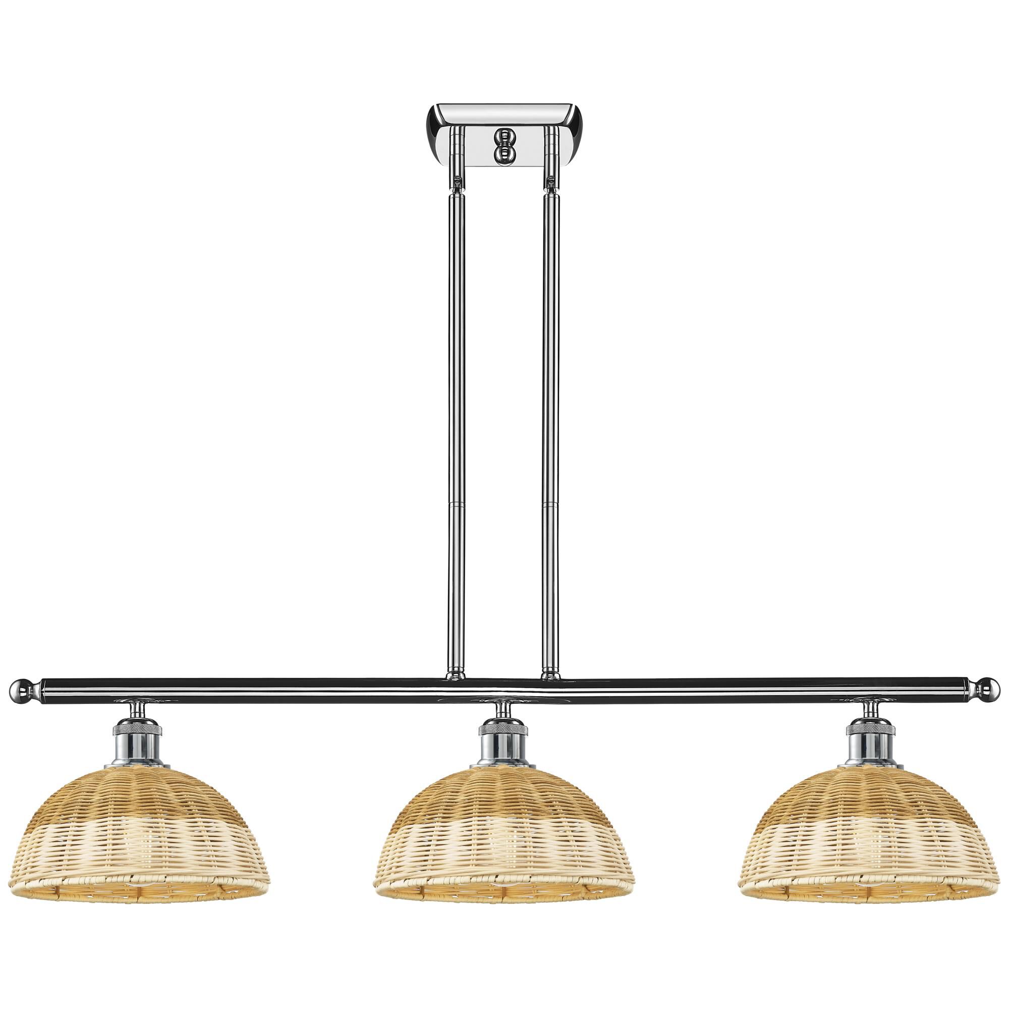 Shown in Polished Chrome finish and Natural shade