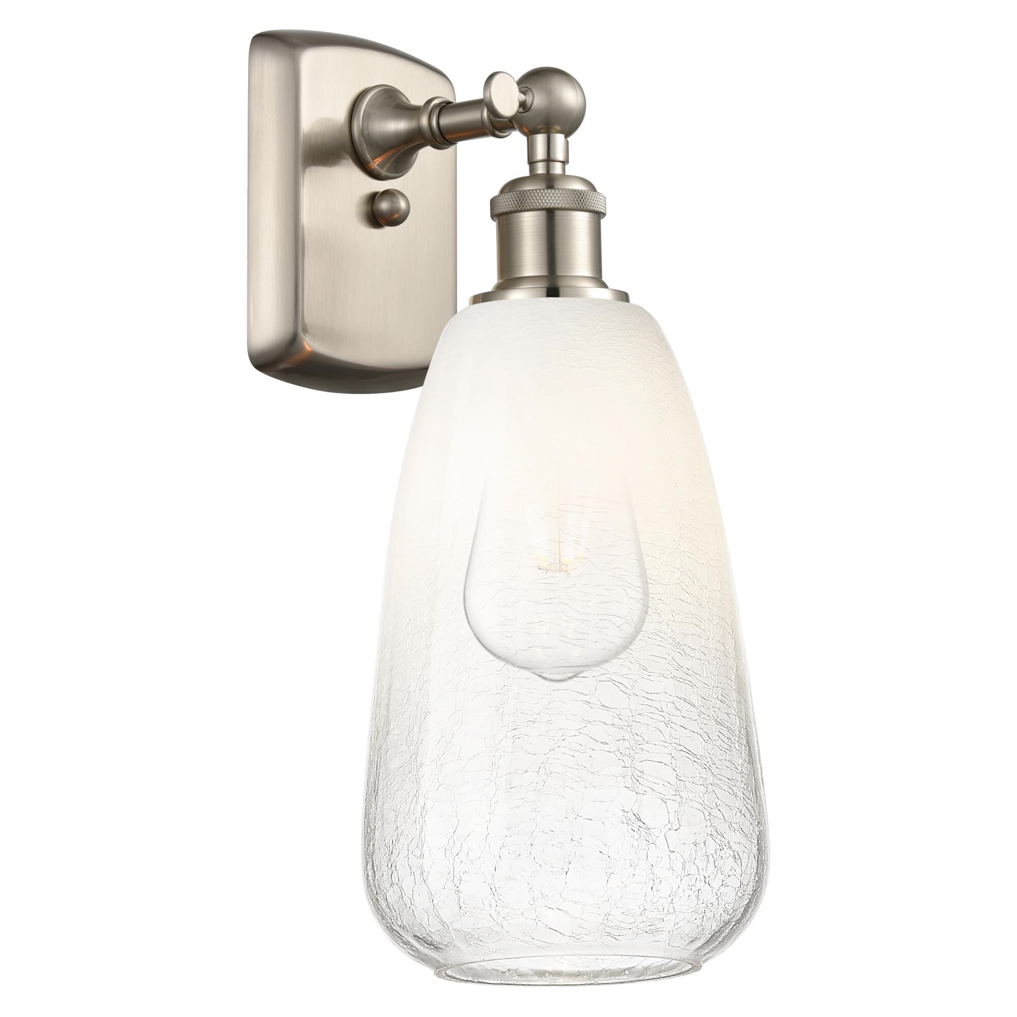 Shown in Brushed Satin Nickel finish and Opal glass