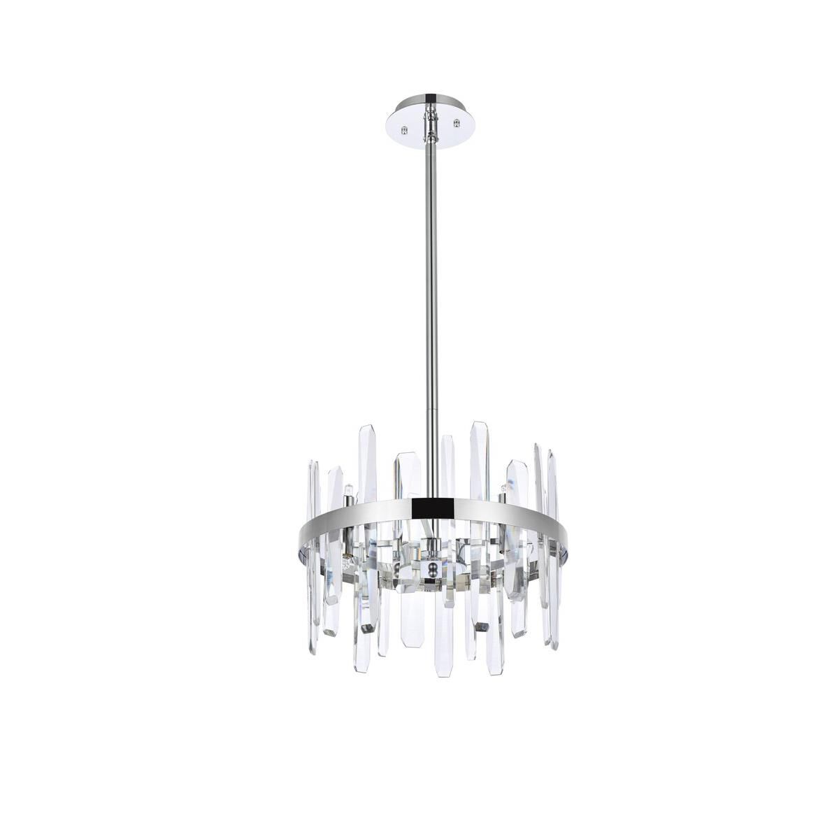 Serena 16 Inch Large Pendant by Elegant Lighting