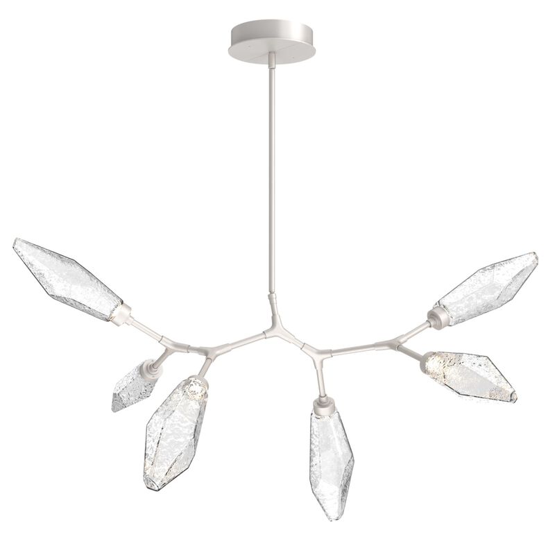 Rock Crystal Linear Suspension Light by Hammerton Studio