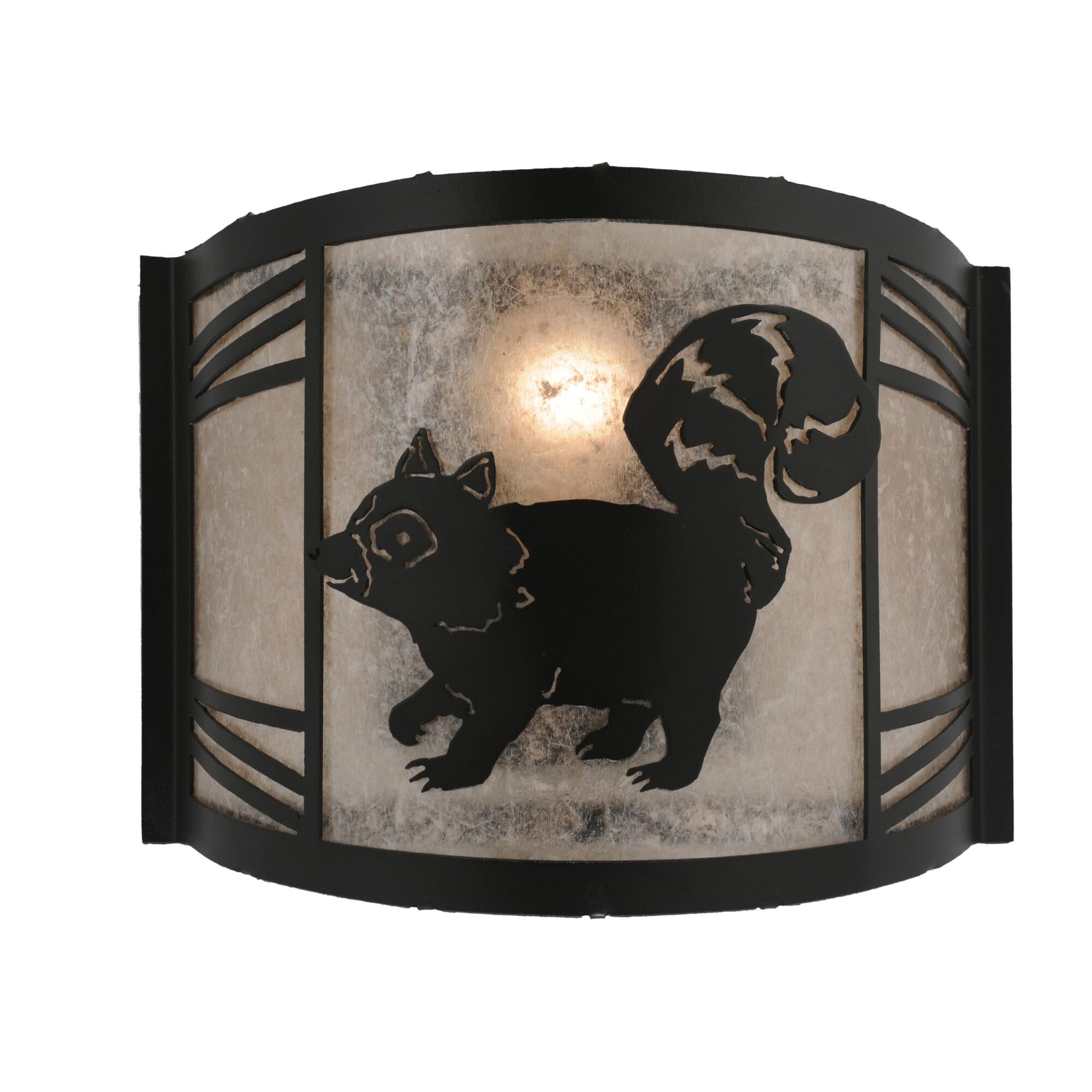 Raccoon On The Loose 11 Inch Wall Sconce by Meyda Lighting