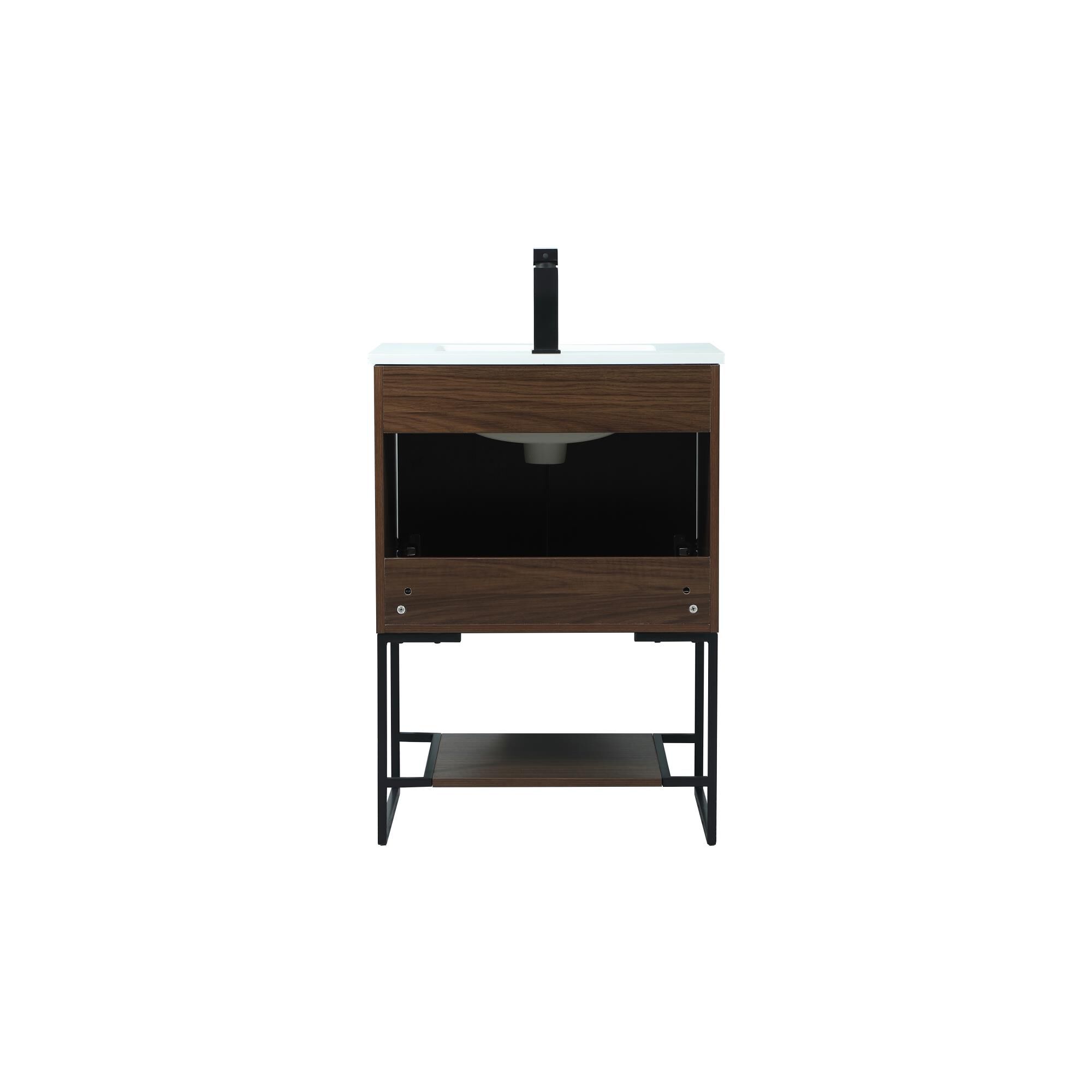 Shown in Walnut finish