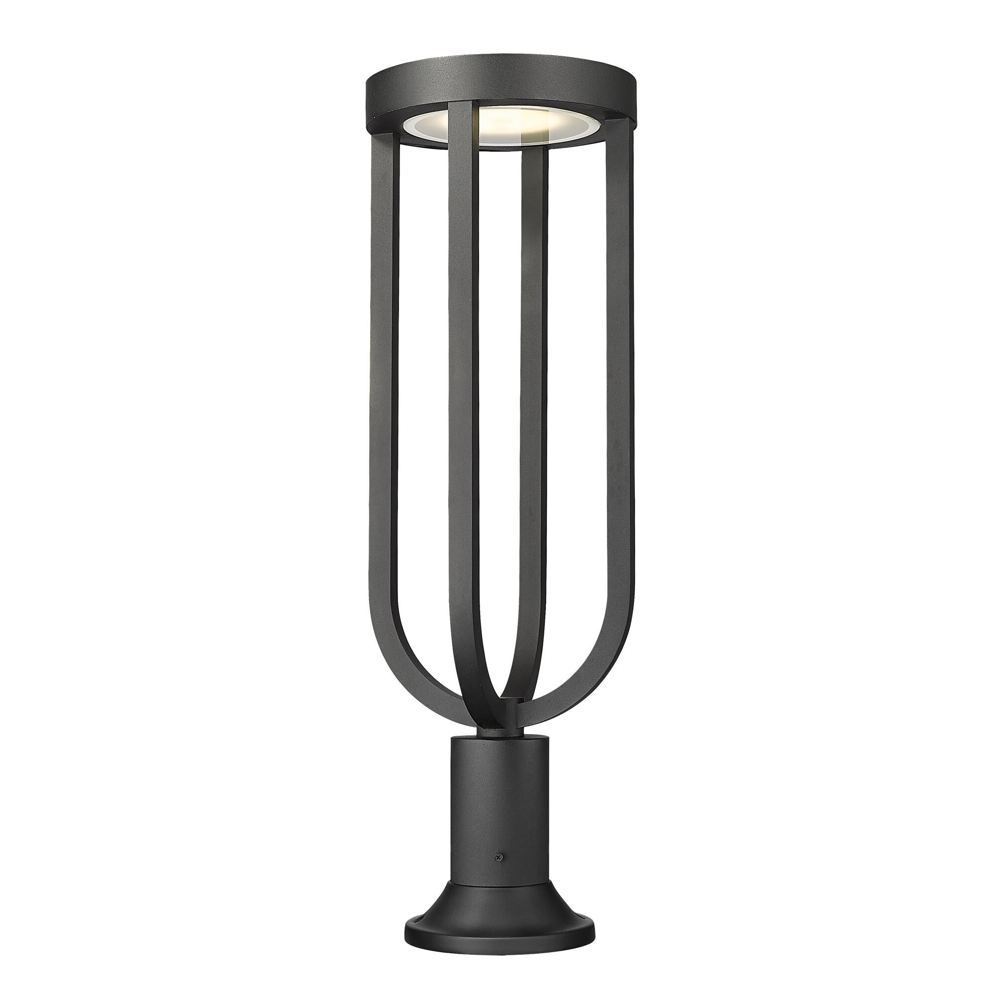 Shown in Sand Black finish and Sand Blast glass and Sand Blast shade