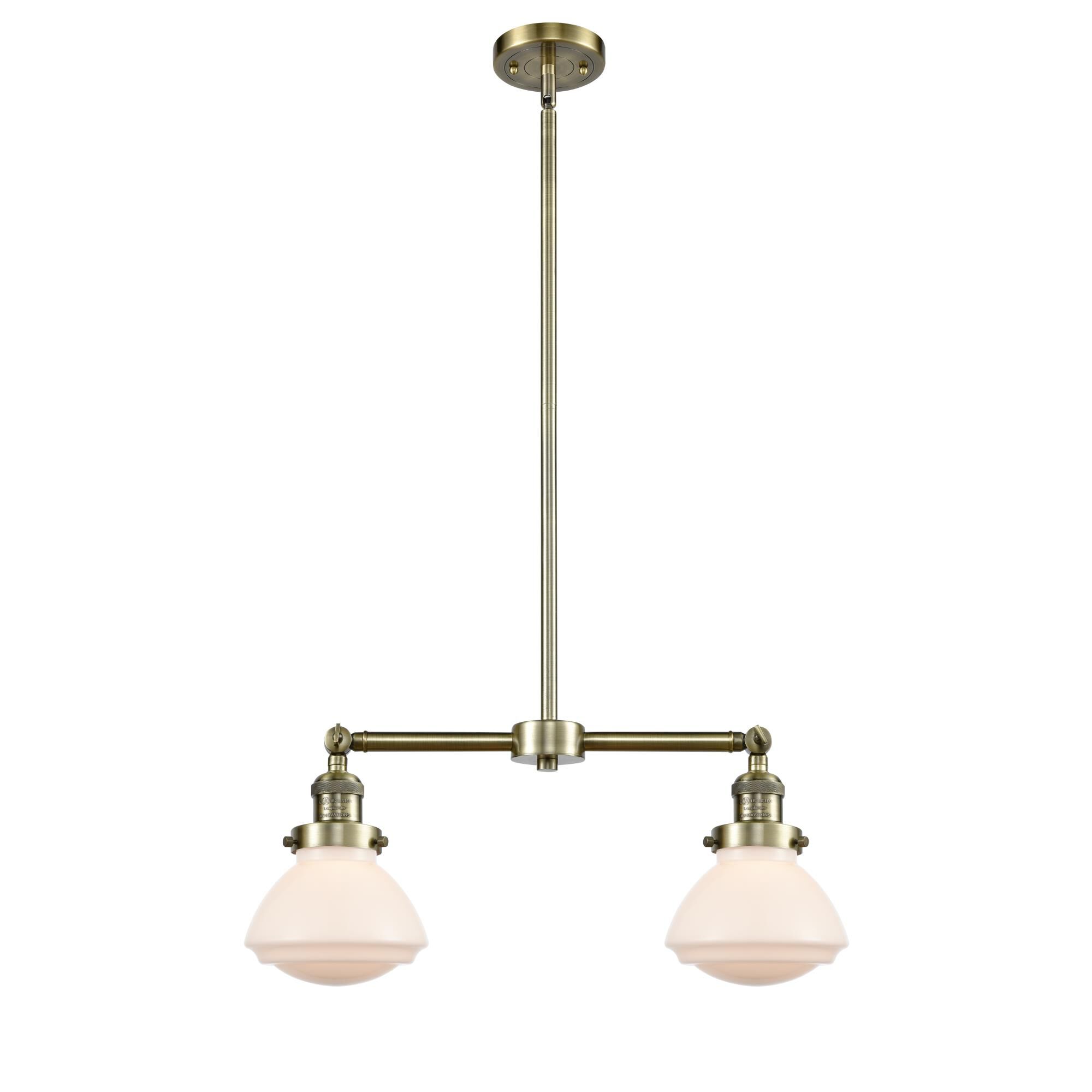 Bruno Marashlian Olean 21 Inch 2 Light Mini Chandelier by Innovations Lighting