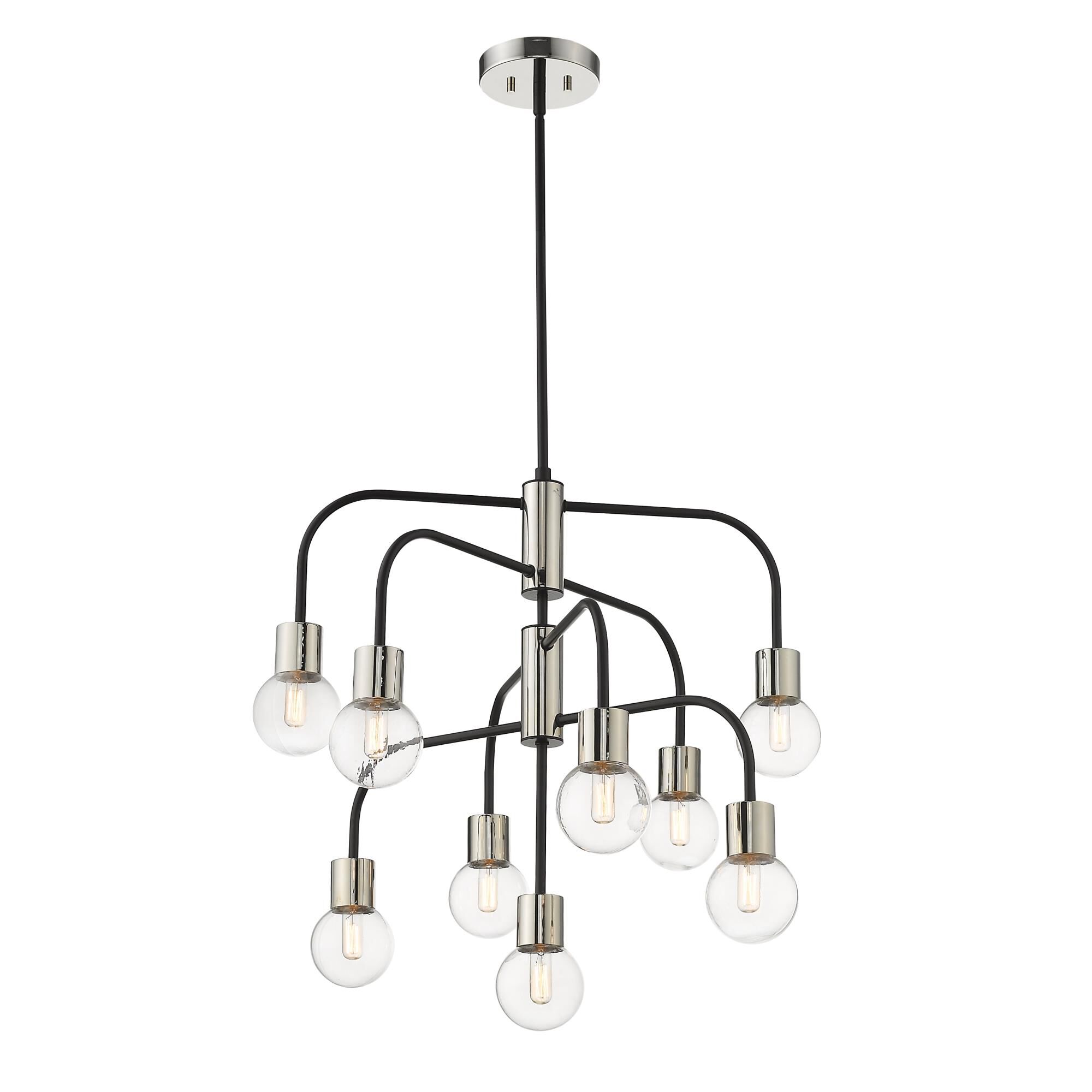 Neutra 26 Inch 9 Light Chandelier by Z-Lite