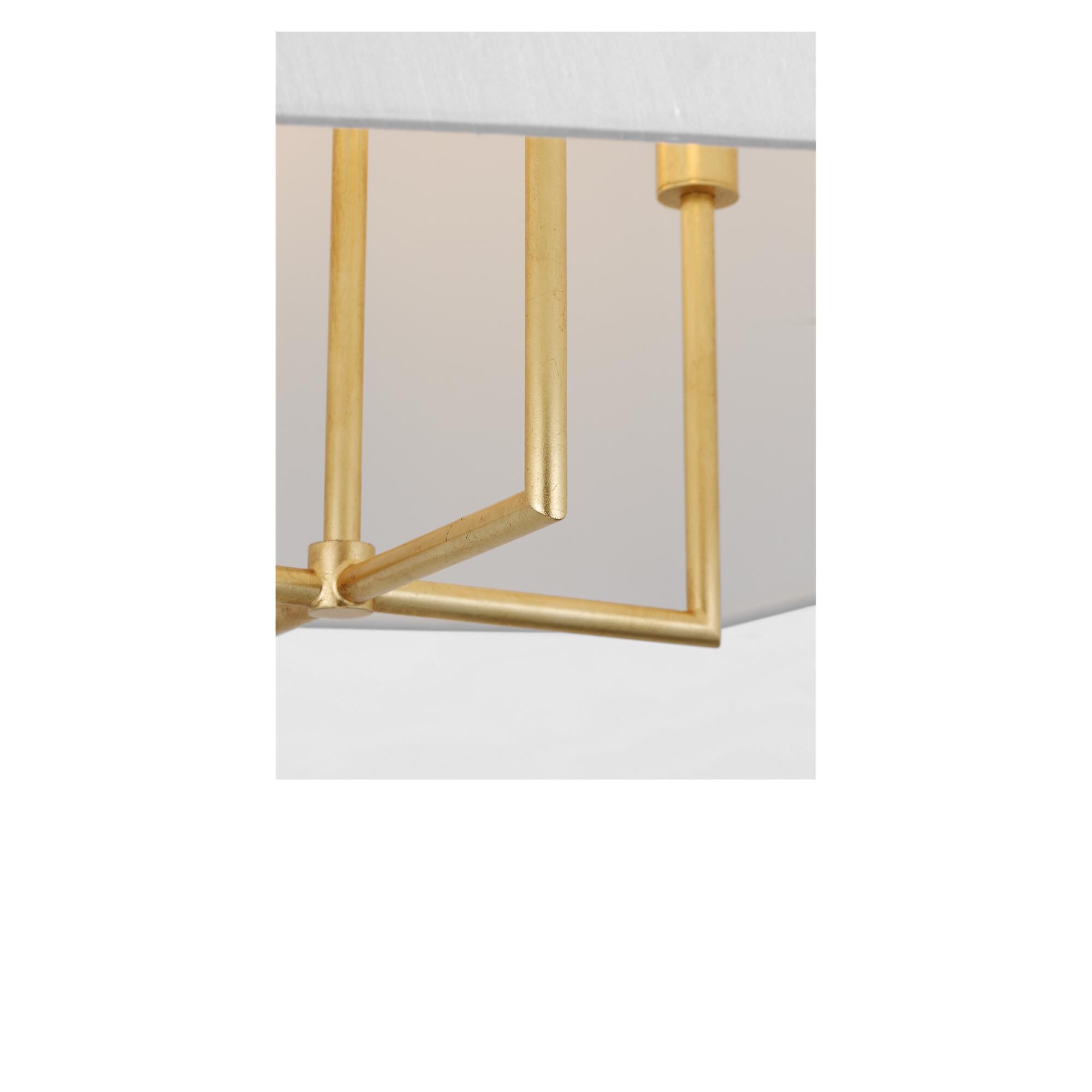 Shown in Gild finish and Faux Raw Silk shade