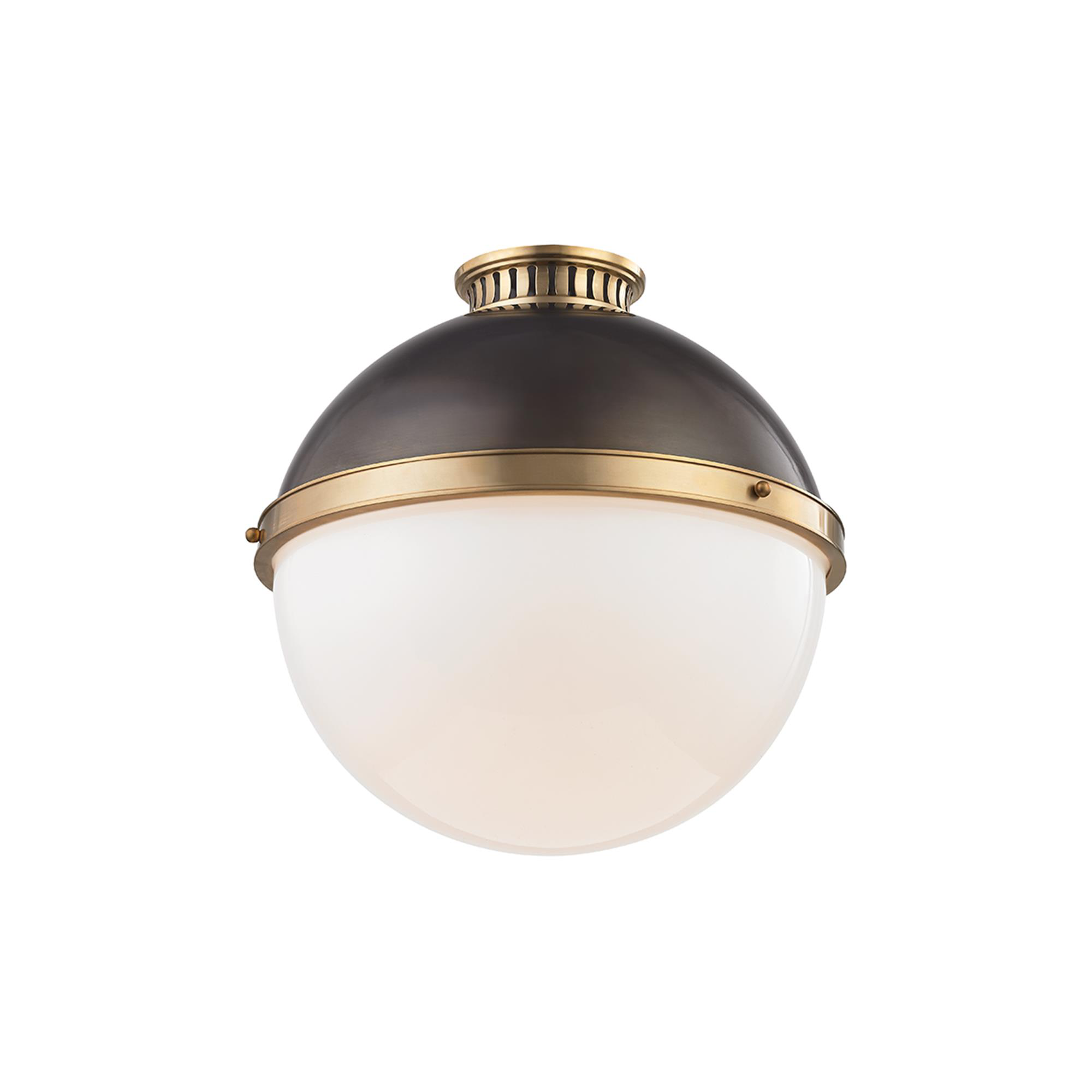 Latham 15 Inch Flush Mount,