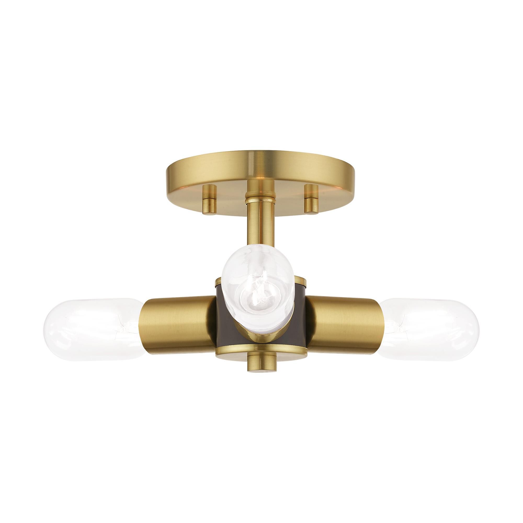 Copenhagen 3 Light Semi Flush Mount by Livex Lighting