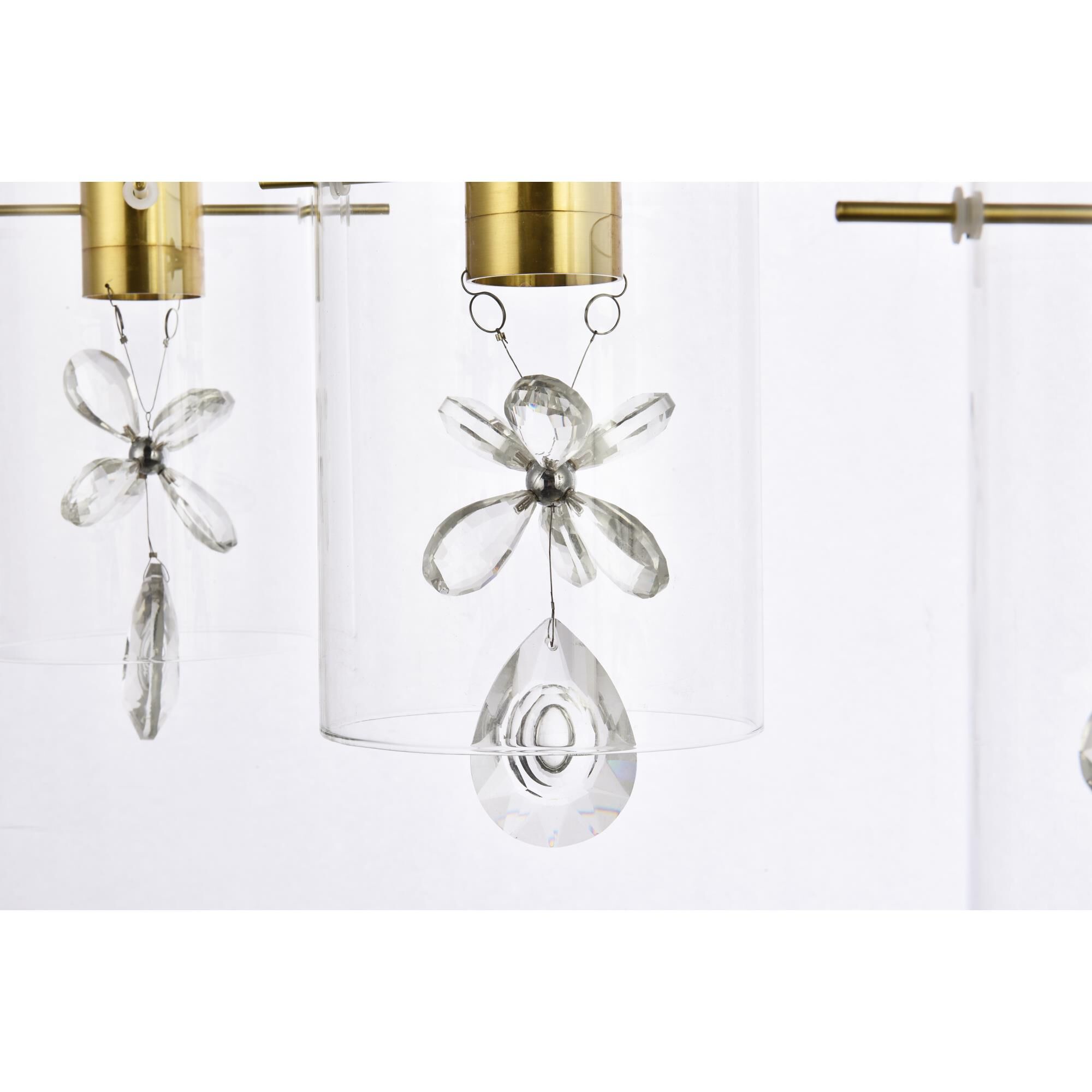 Shown in Gold finish and Clear Royal Cut crystal