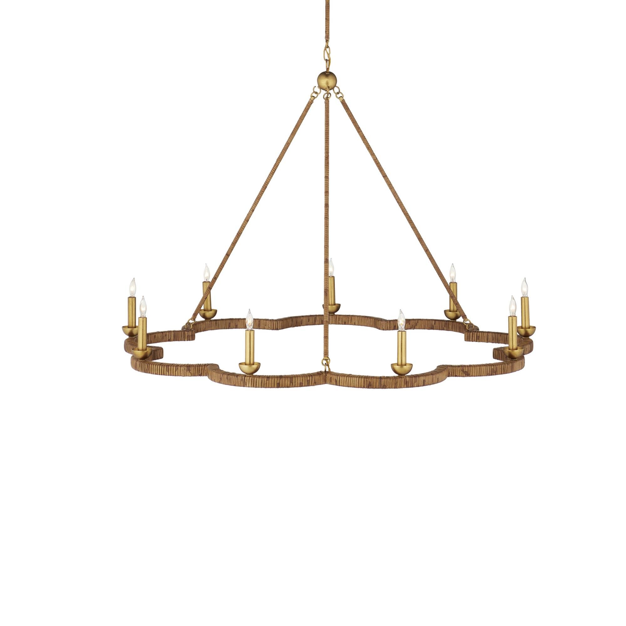 Shown in Natural, Contemporary Gold Leaf finish