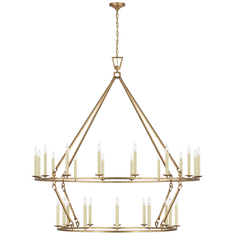 Chapman and Myers Darlana 61 Inch 28 Light LED Chandelier by Visual Comfort Signature Collection