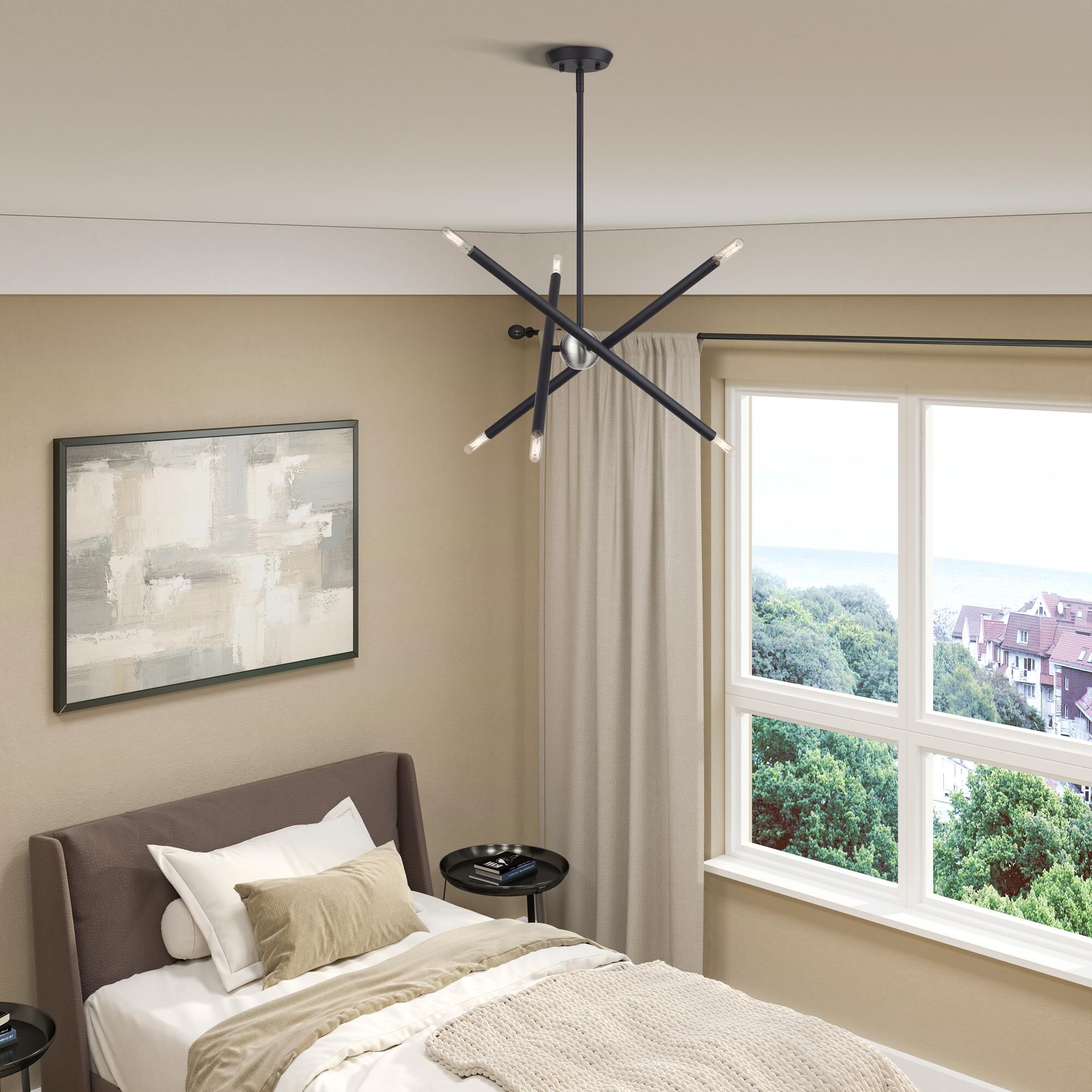 Shown in Black finish