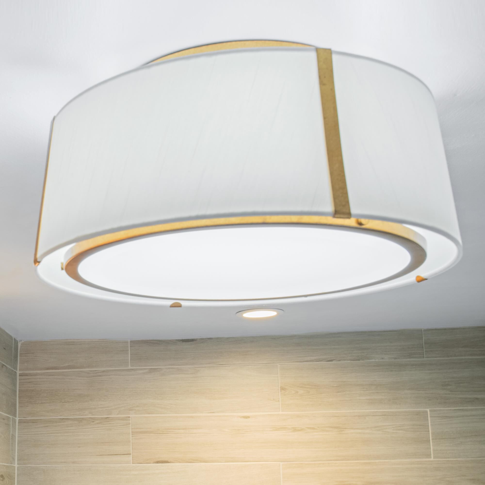 Fulton 18 Inch 3 Light Semi Flush Mount by Crystorama