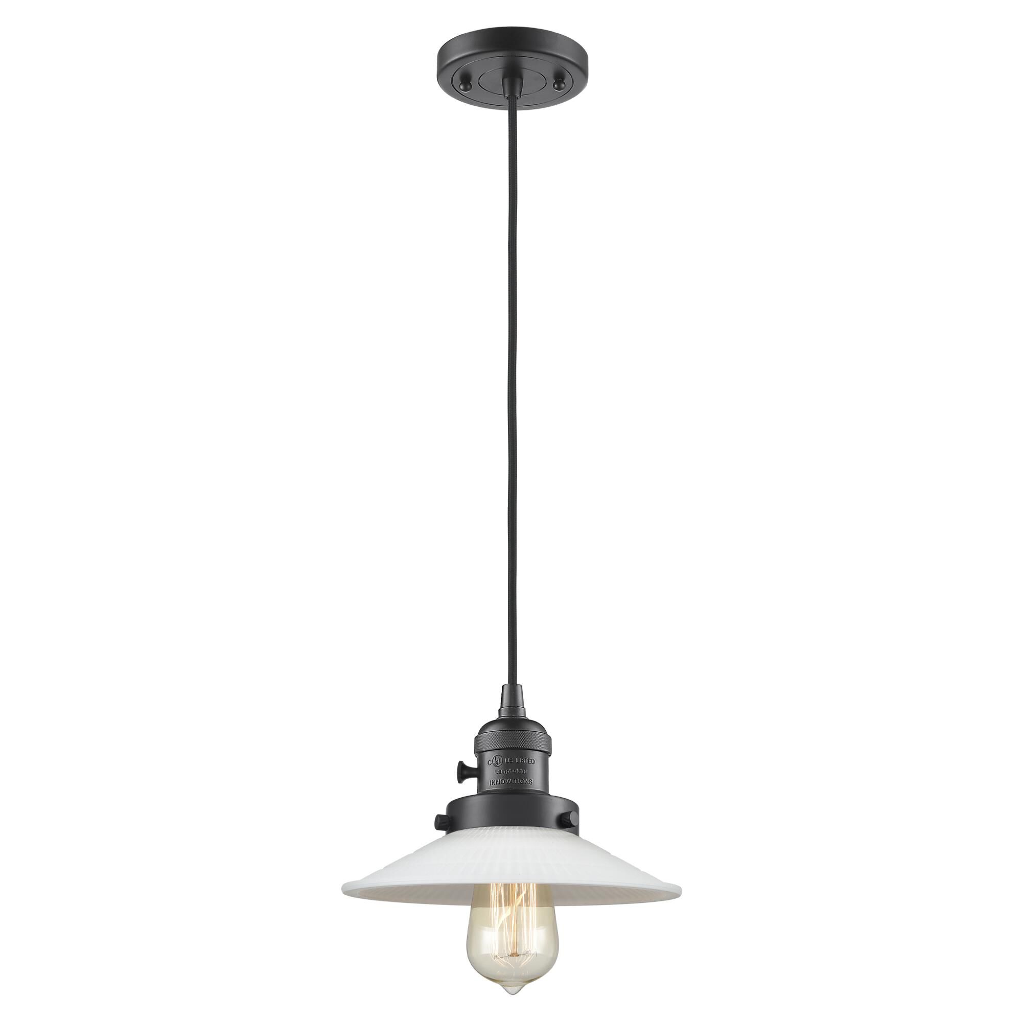 Bruno Marashlian Halophane Mini Pendant by Innovations Lighting