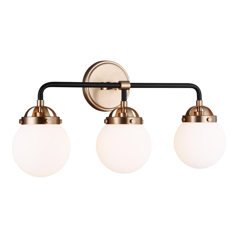 Cafe 22 Inch 3 Light Bath Vanity Light by Visual Comfort Studio