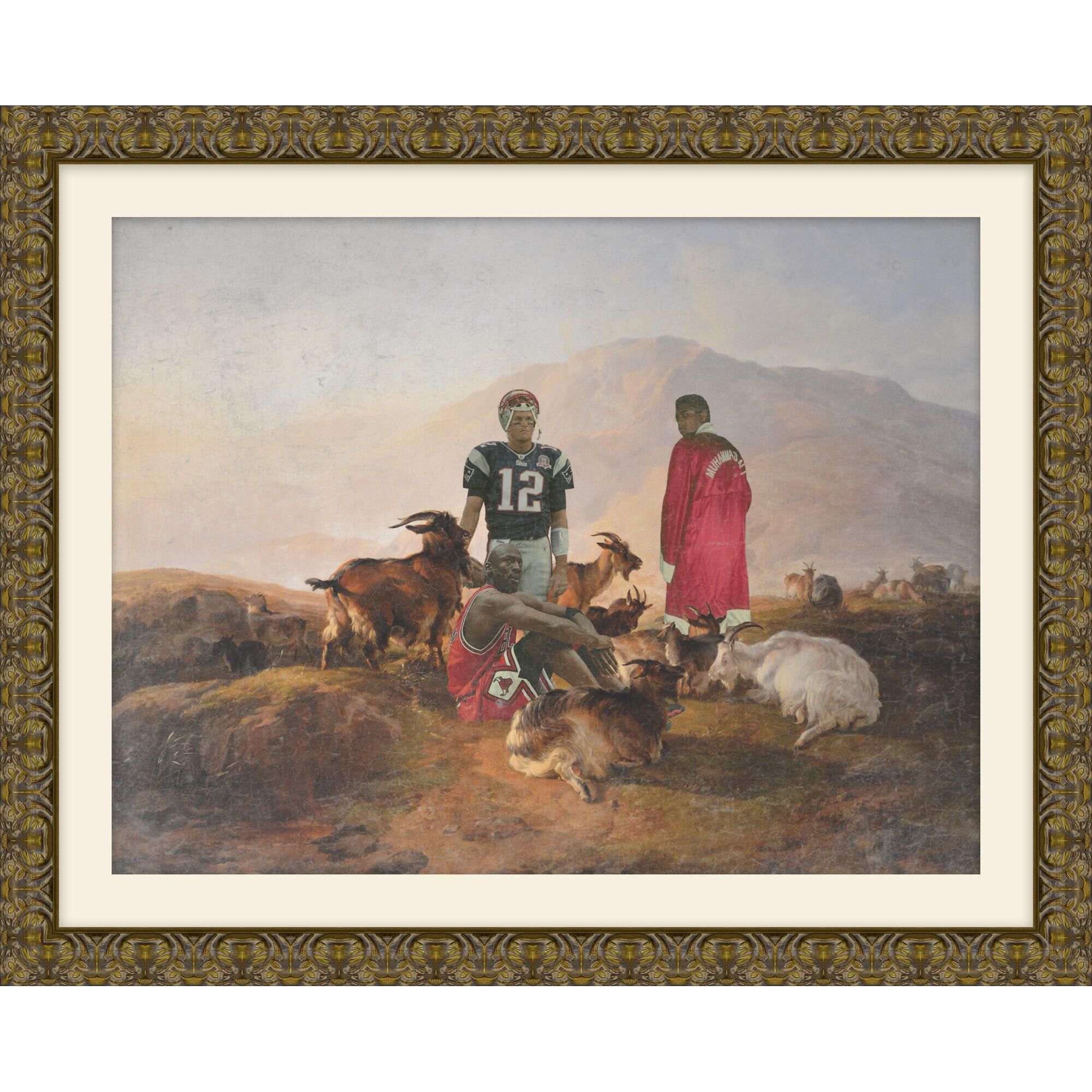 Jason Brueck Goats Print by LEVEL57