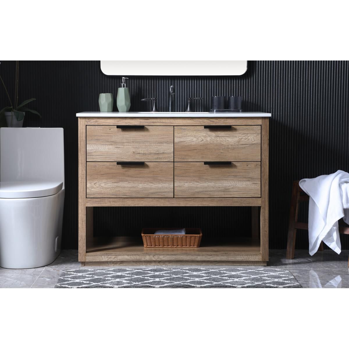 Shown in Natural Oak finish