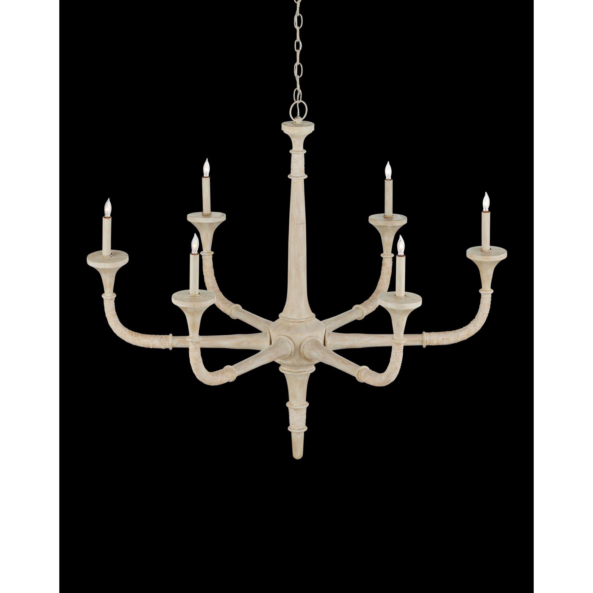 Aleister 44 Inch Chandelier by Currey and Company