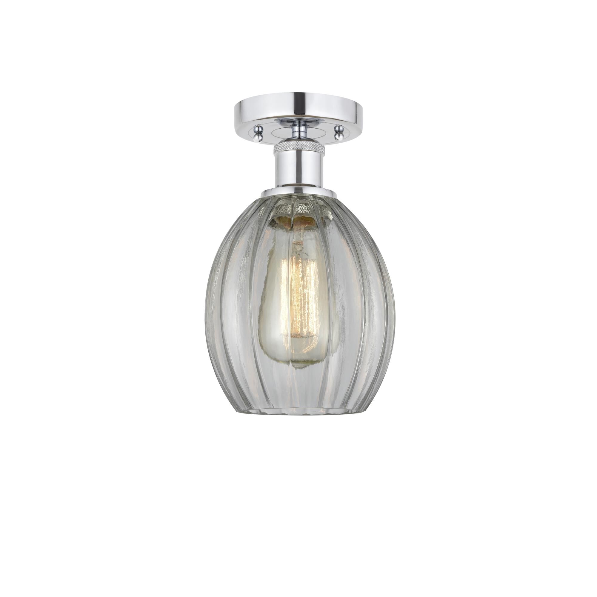 Bruno Marashlian Eaton 6 Inch 1 Light Semi Flush Mount by Innovations Lighting