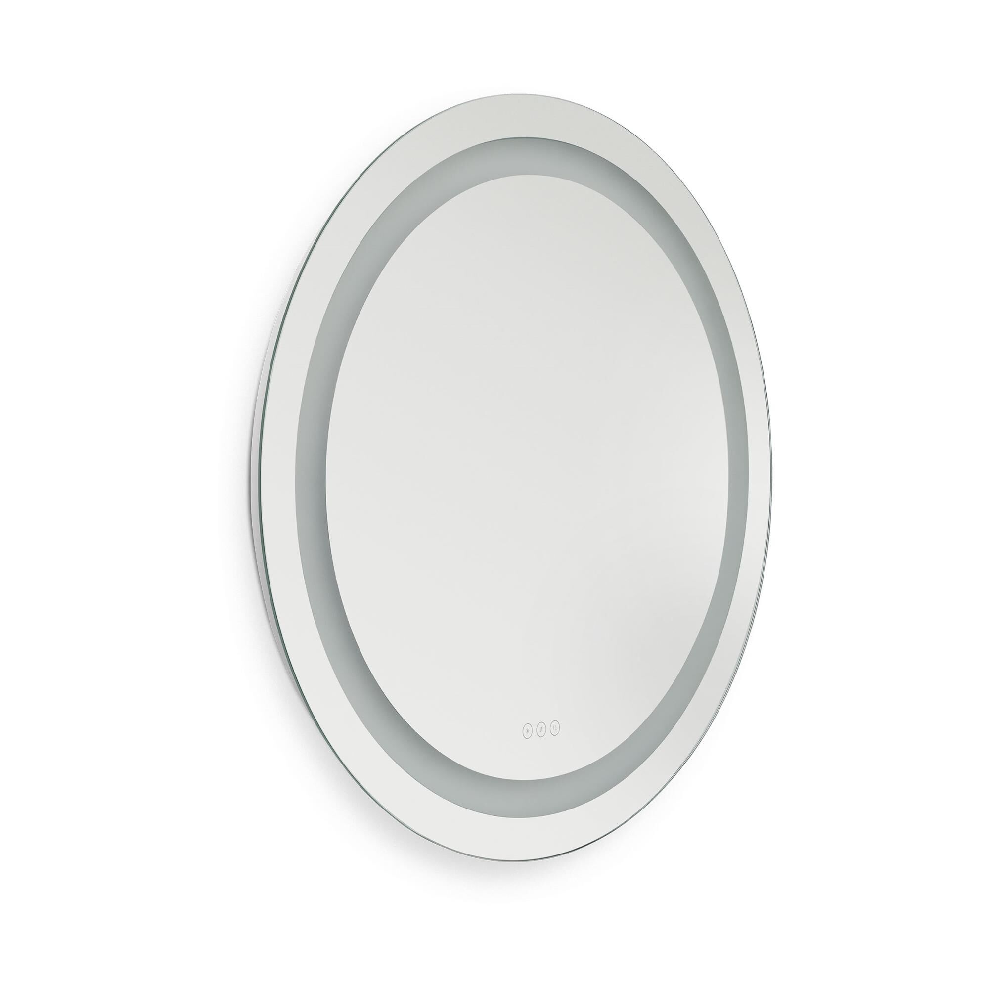 Shown in Might Bright White finish and Mirror Glass shade