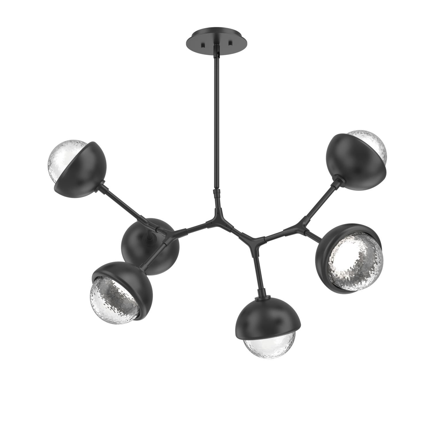 Levi Wilson Cabochon 31 Inch Linear Suspension Light by Hammerton Studio