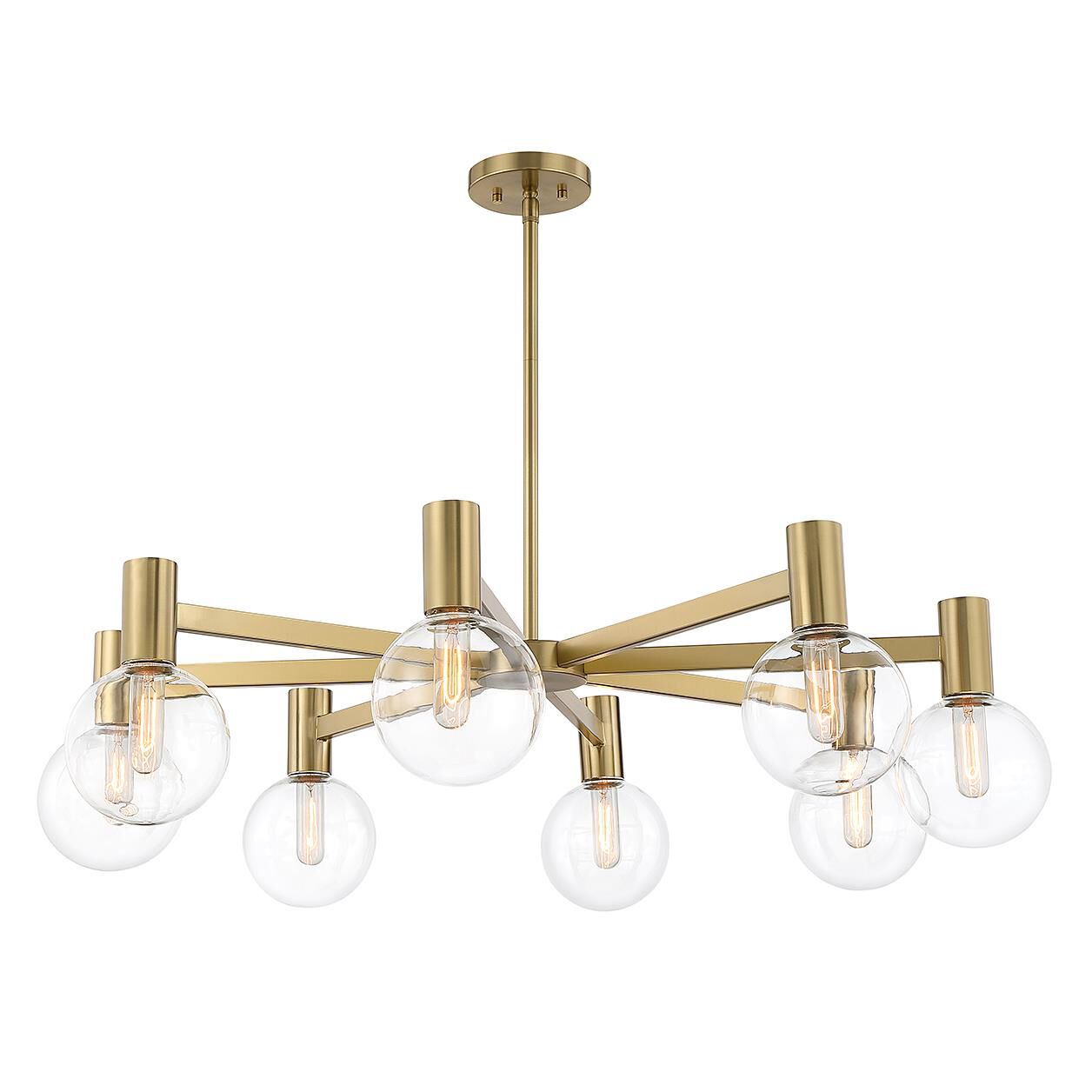 Wright 40 Inch 8 Light Chandelier by Savoy House