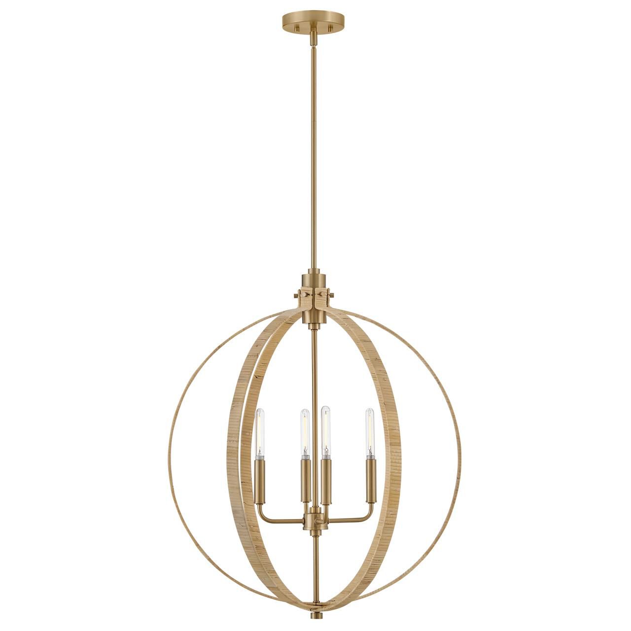 Fallon 24 Inch 4 Light Chandelier by Lark
