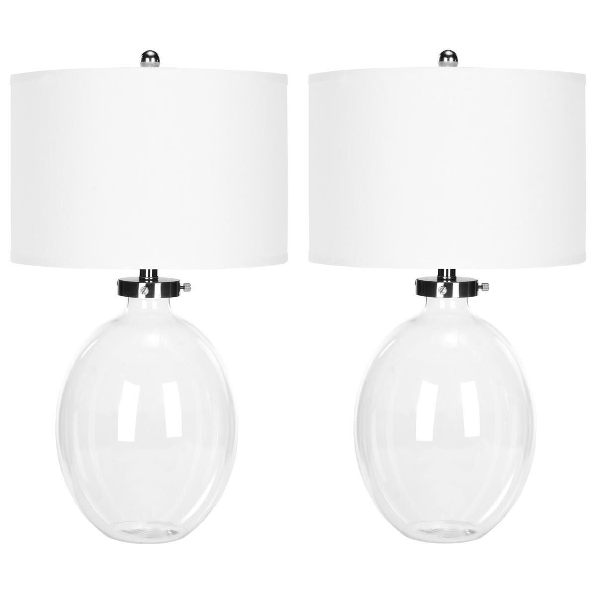 Neville Clear Glass 26 Inch Table Lamp by Safavieh