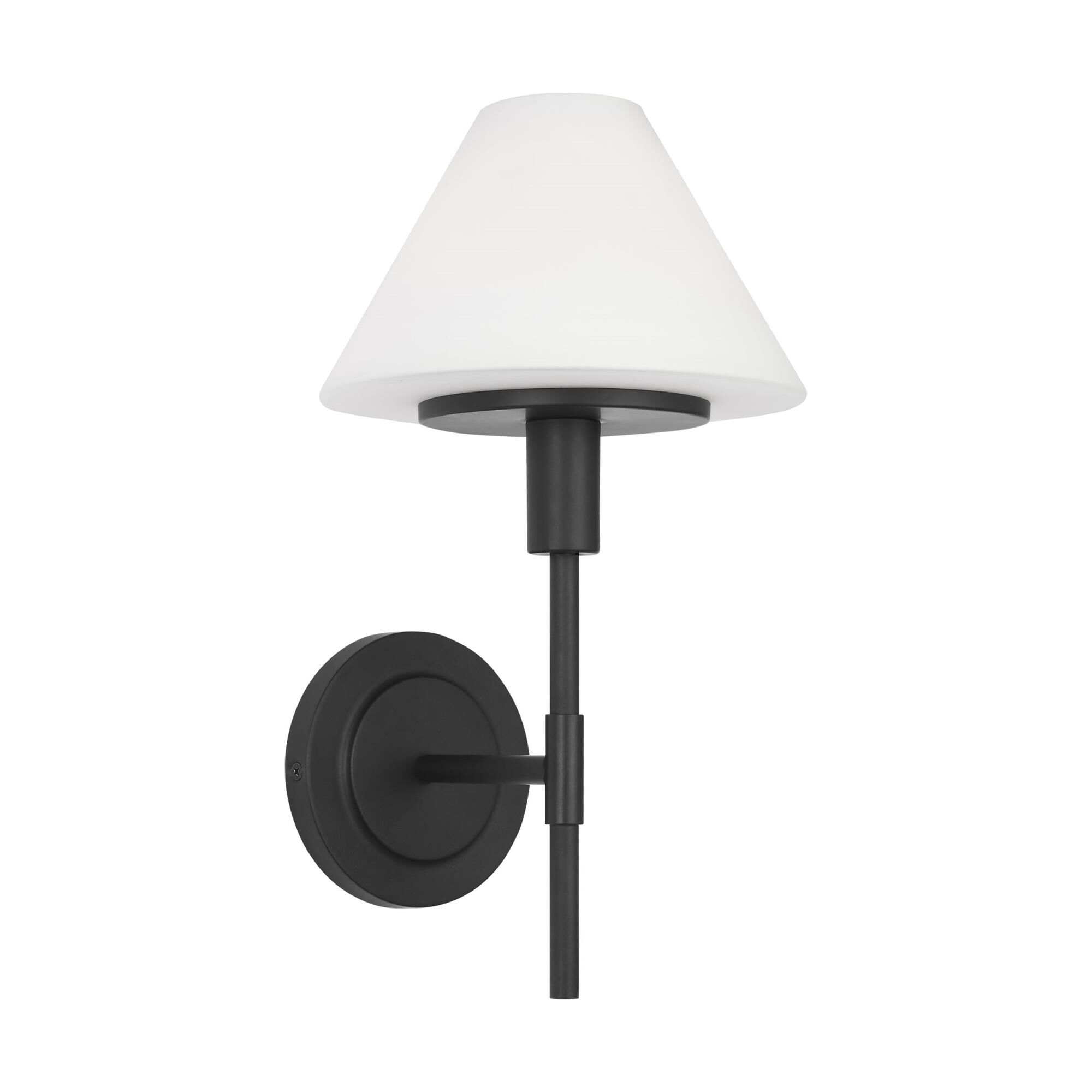 Shown in Midnight Black finish and Opal Etched glass