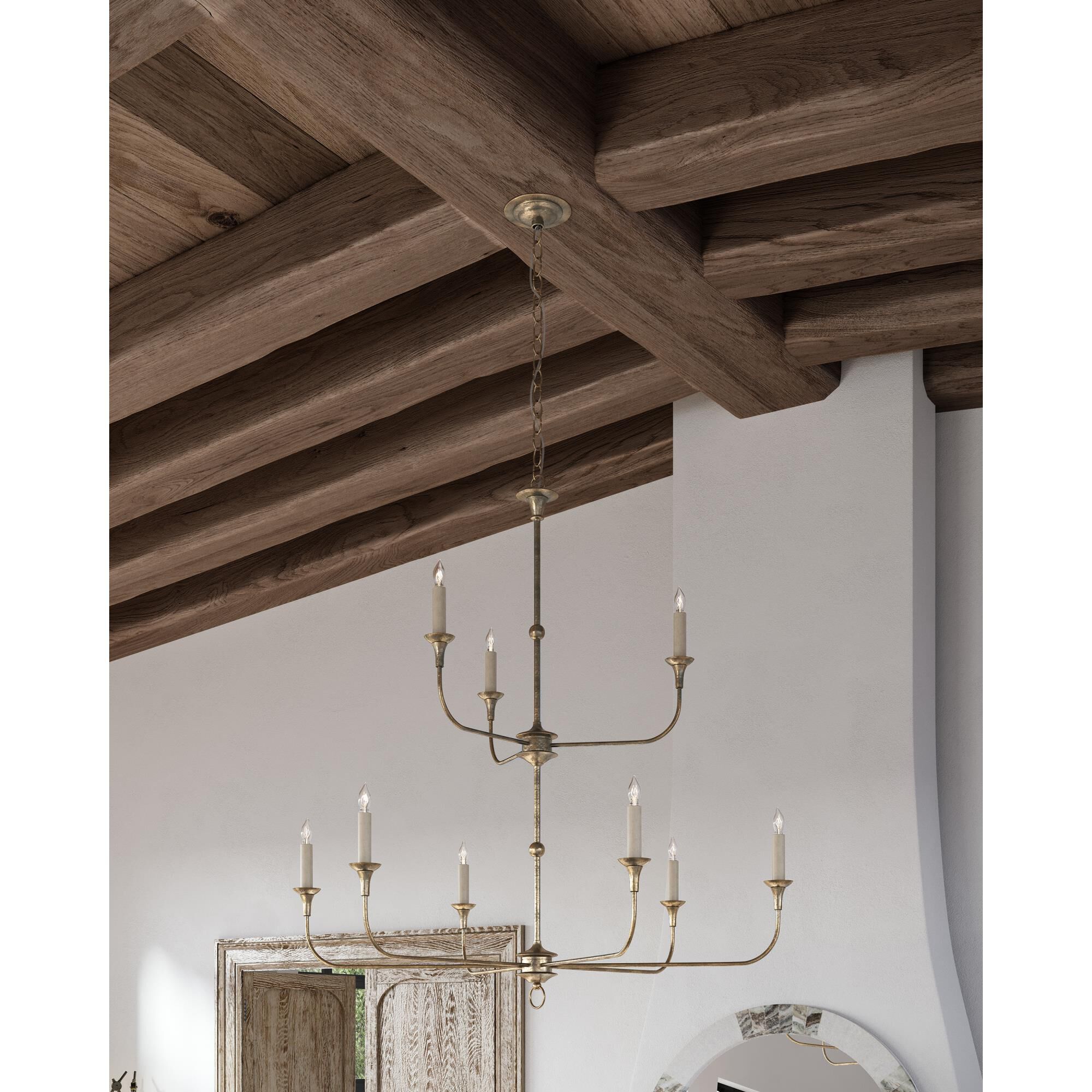 Nottaway 44 Inch Chandelier by Currey and Company