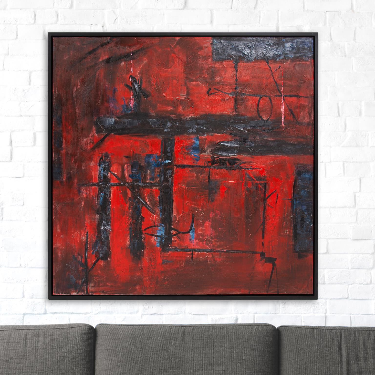 Tribal Story Hand Painted Original Art Painting by Howard Elliott Collection