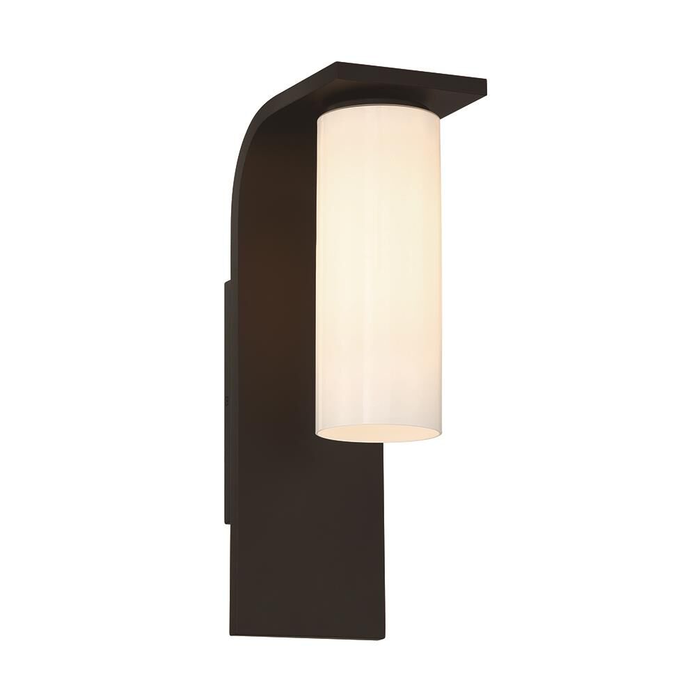 Shown in Satin Black finish and Glass shade